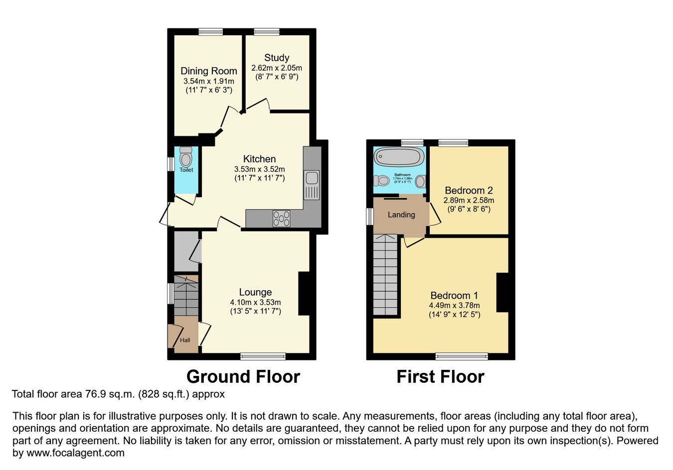 12, Outer Circle, Southampton floorplan