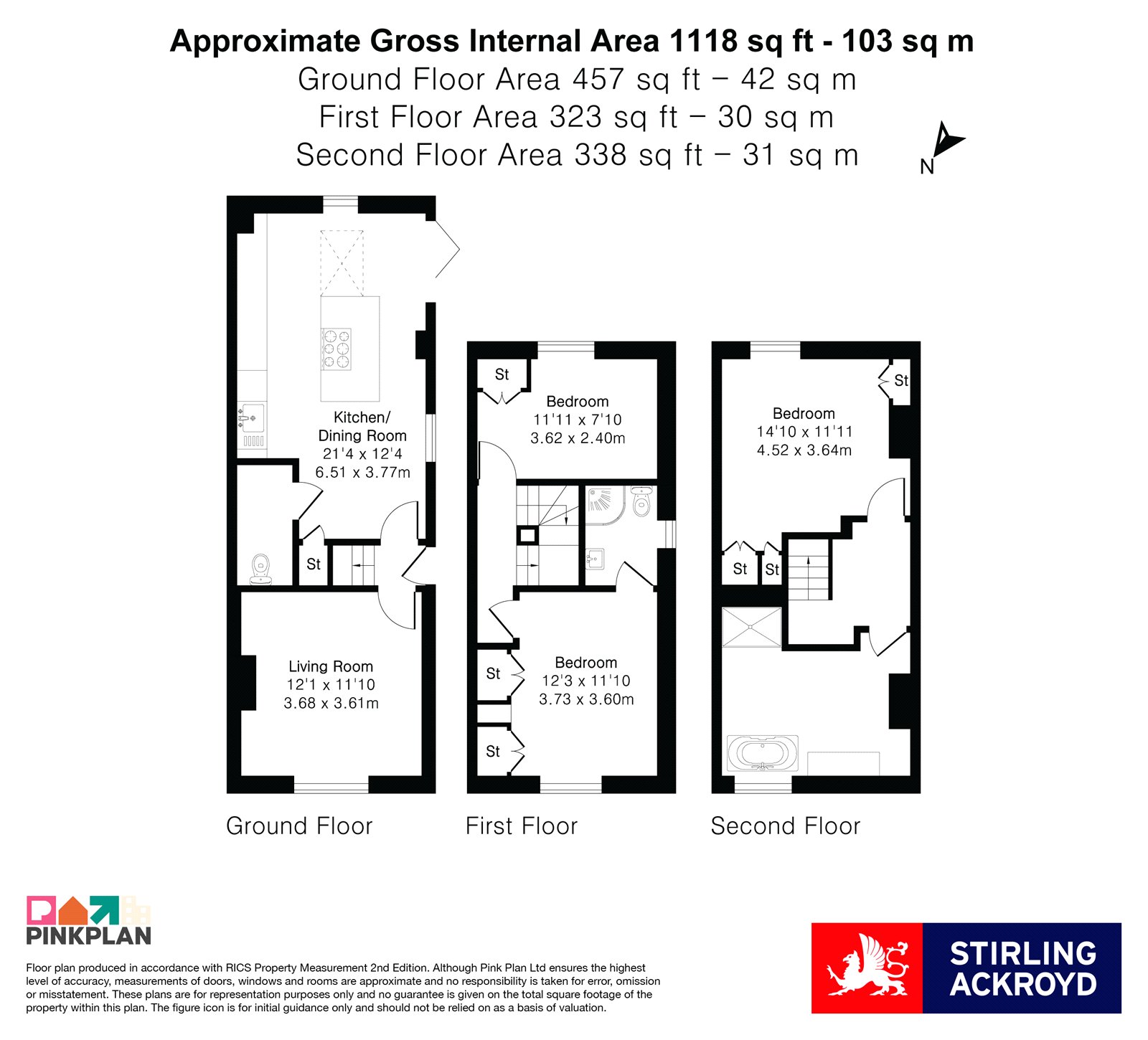 2 Railway Cottages,, Brewery Lane, Twickenham floorplan