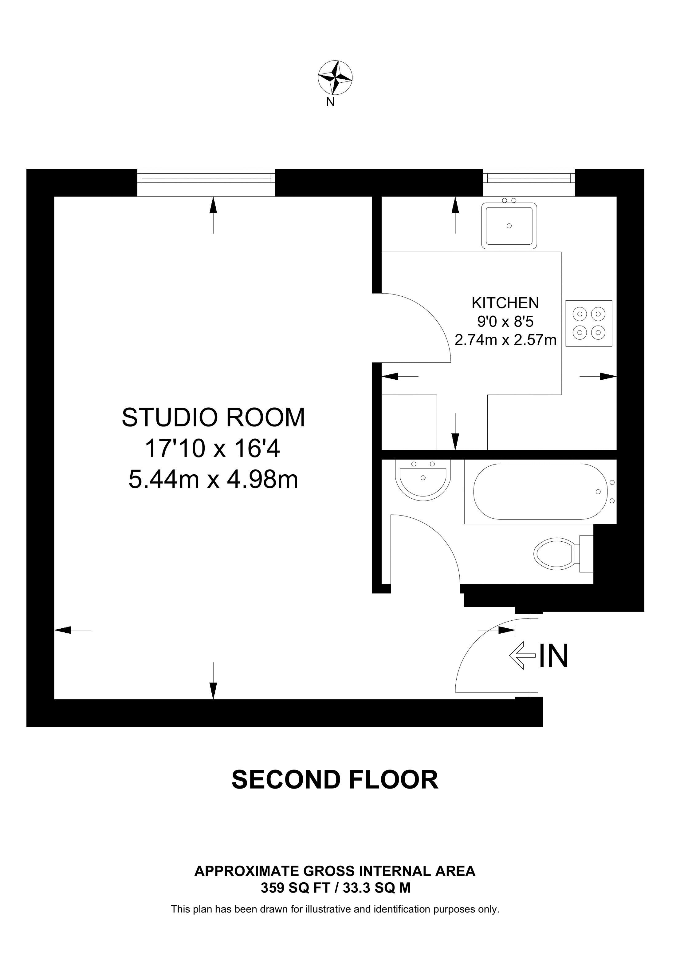 Ruston Road, Woolwich floorplan