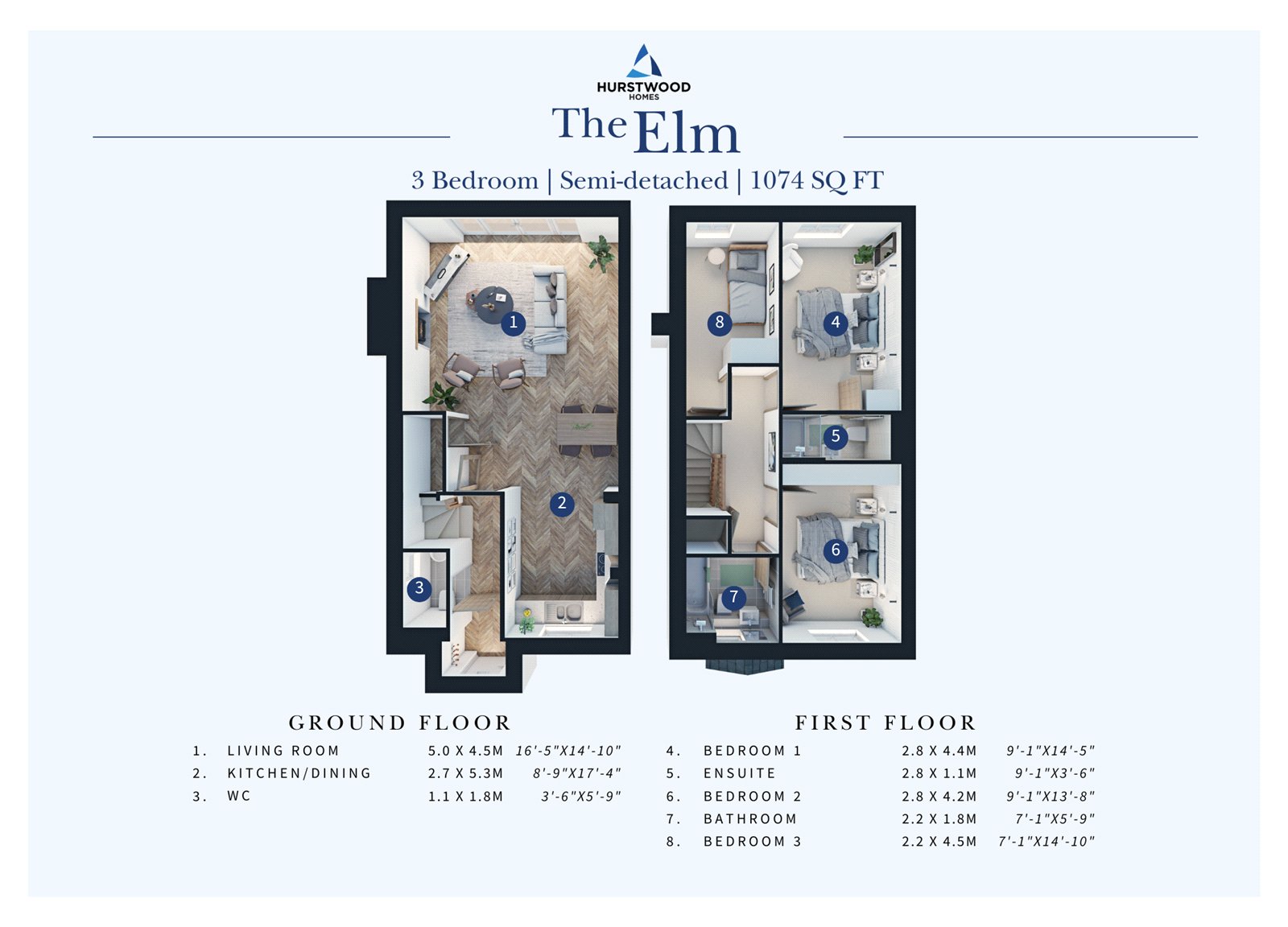The Elm, Plot 12,, Cotton Meadows, Skipton Road, Lancashire floorplan