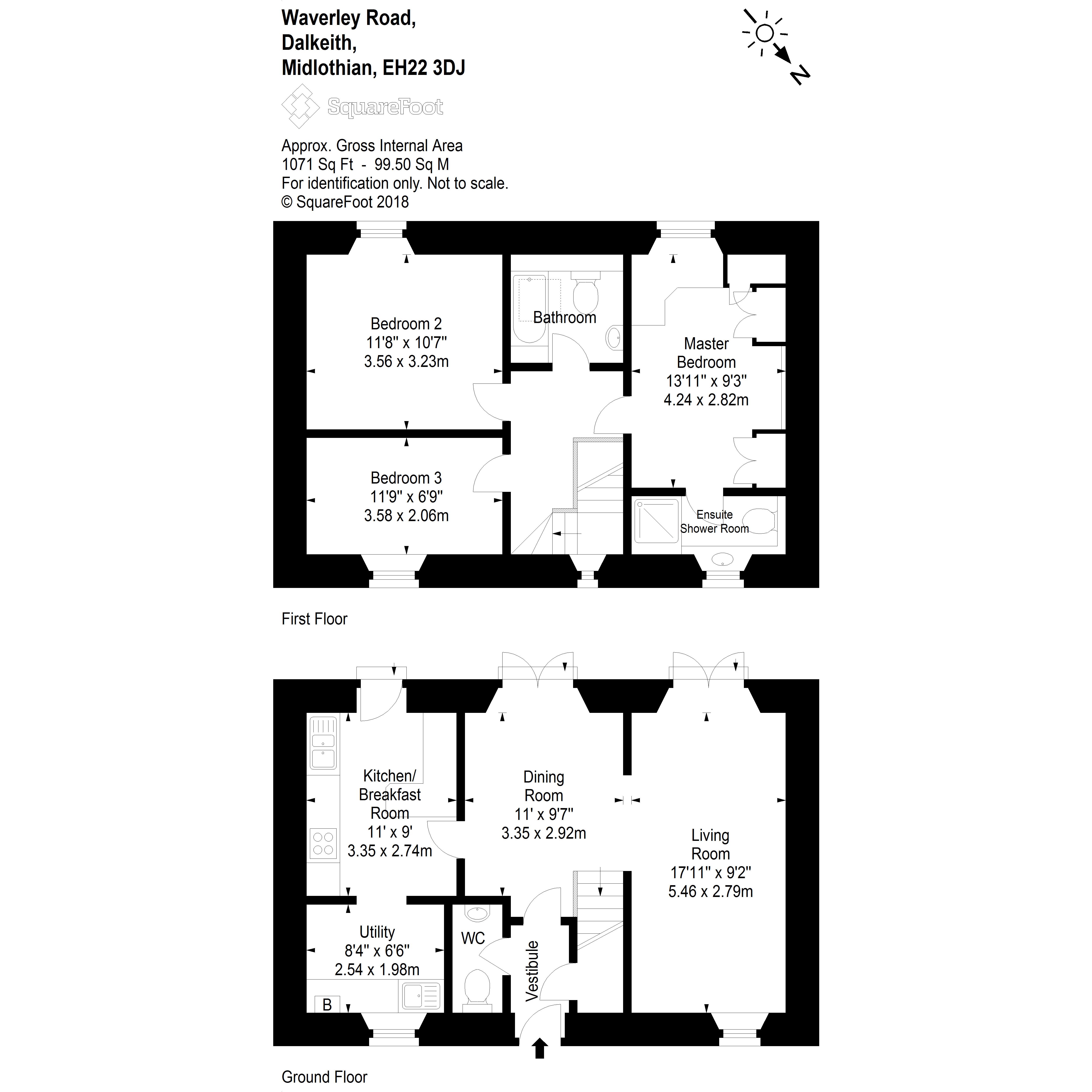3 Bedrooms Detached house for sale in Waverley Road, Eskbank, Dalkeith EH22