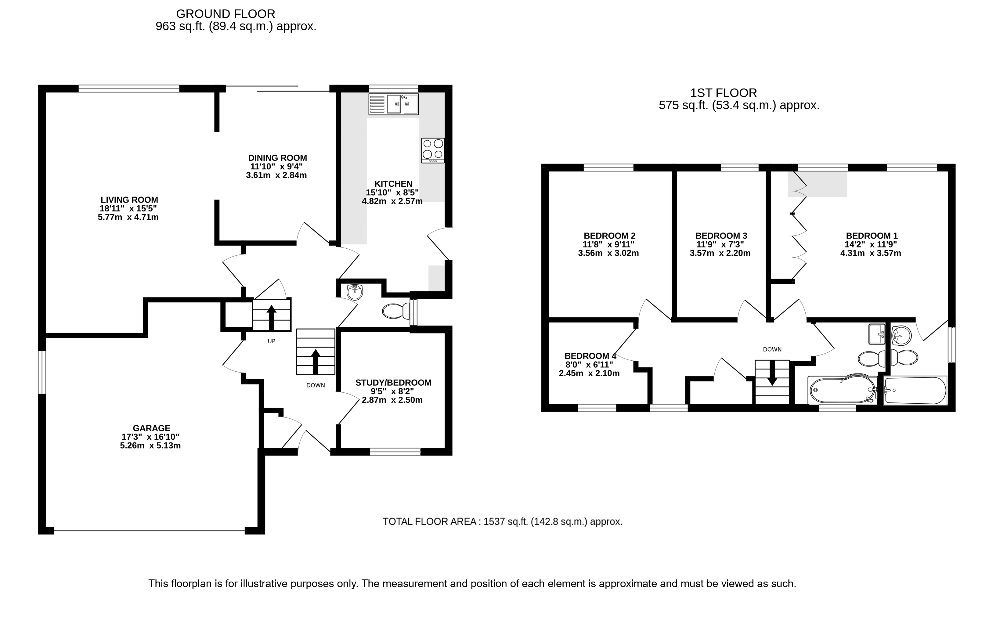 86, Holywell Road, Bedfordshire floorplan