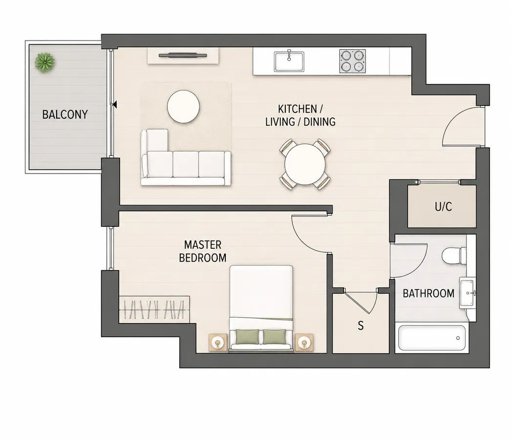 NO, Fulton Road, Wembley floorplan