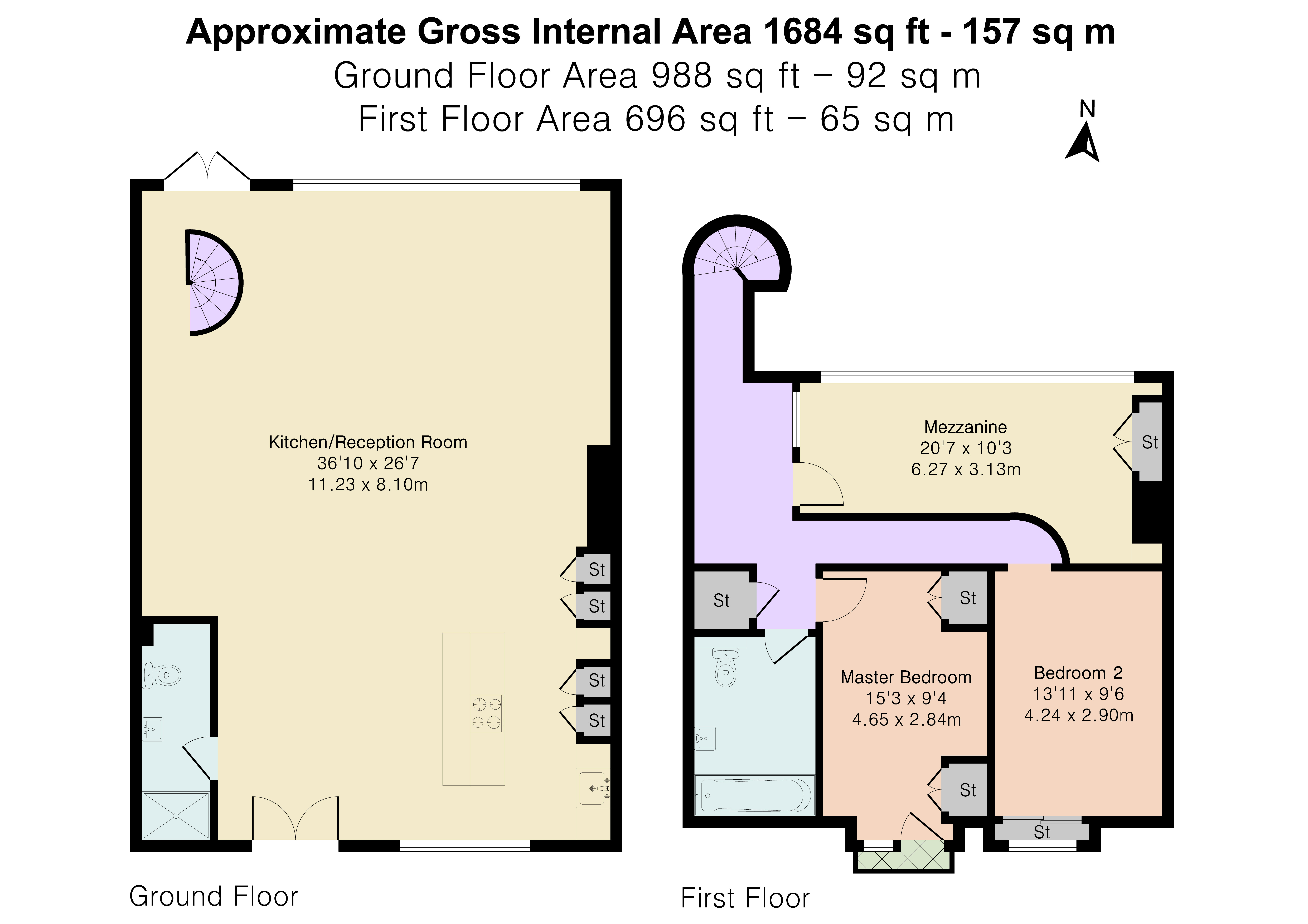 Roach Road, London floorplan
