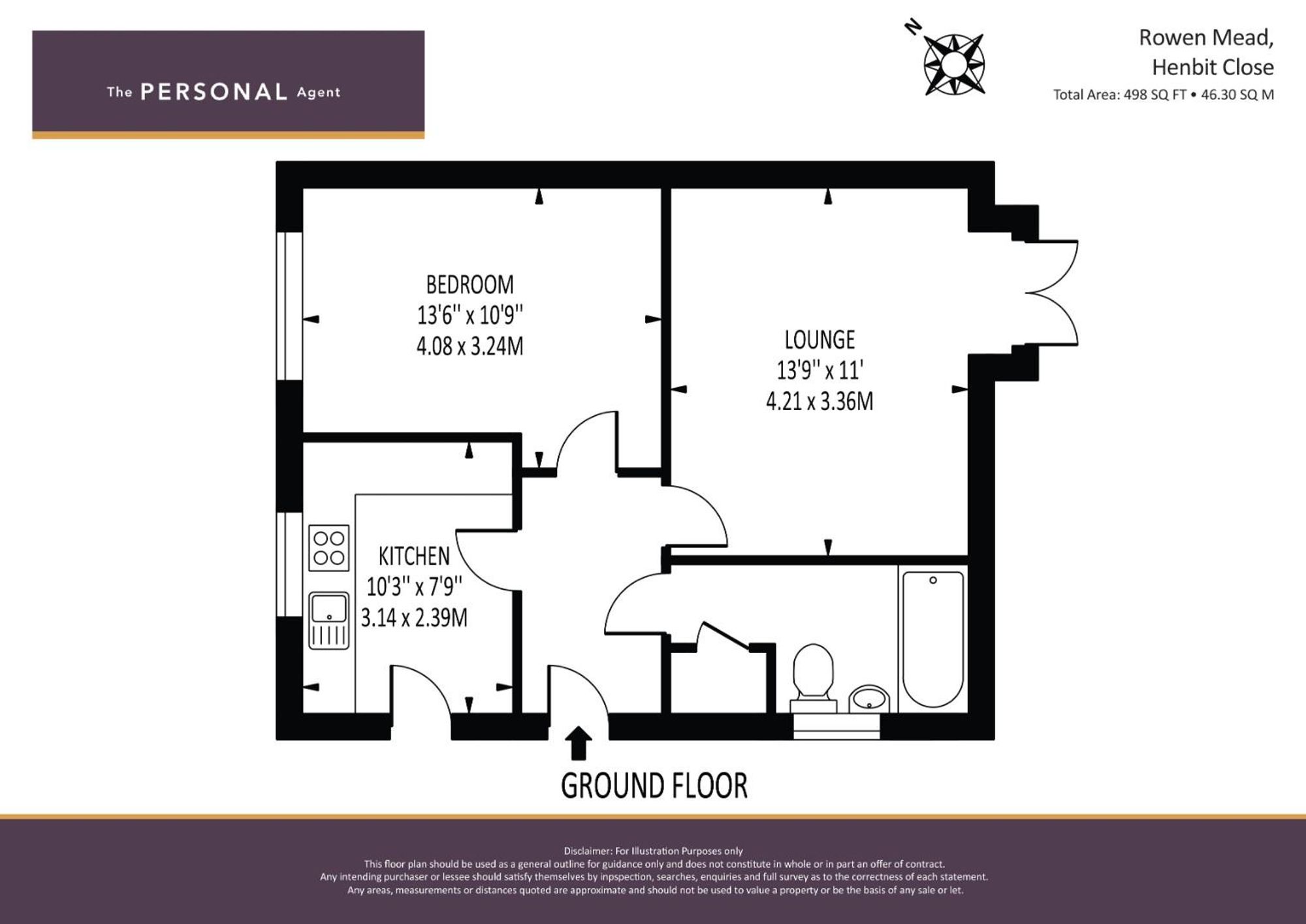 40 Rowan Mead Henbit Close, Tadworth floorplan