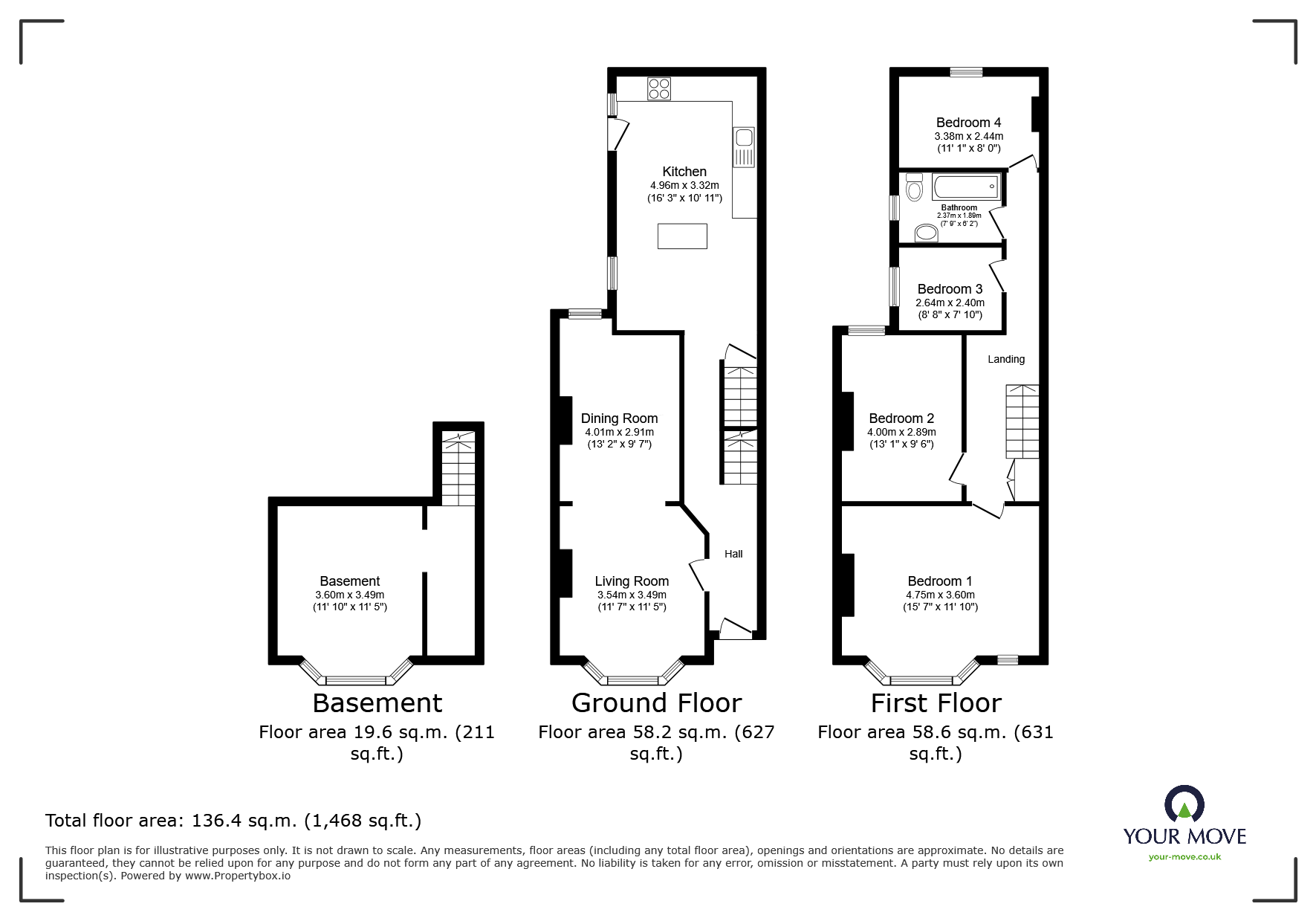 78, Folly Lane, Manchester floorplan