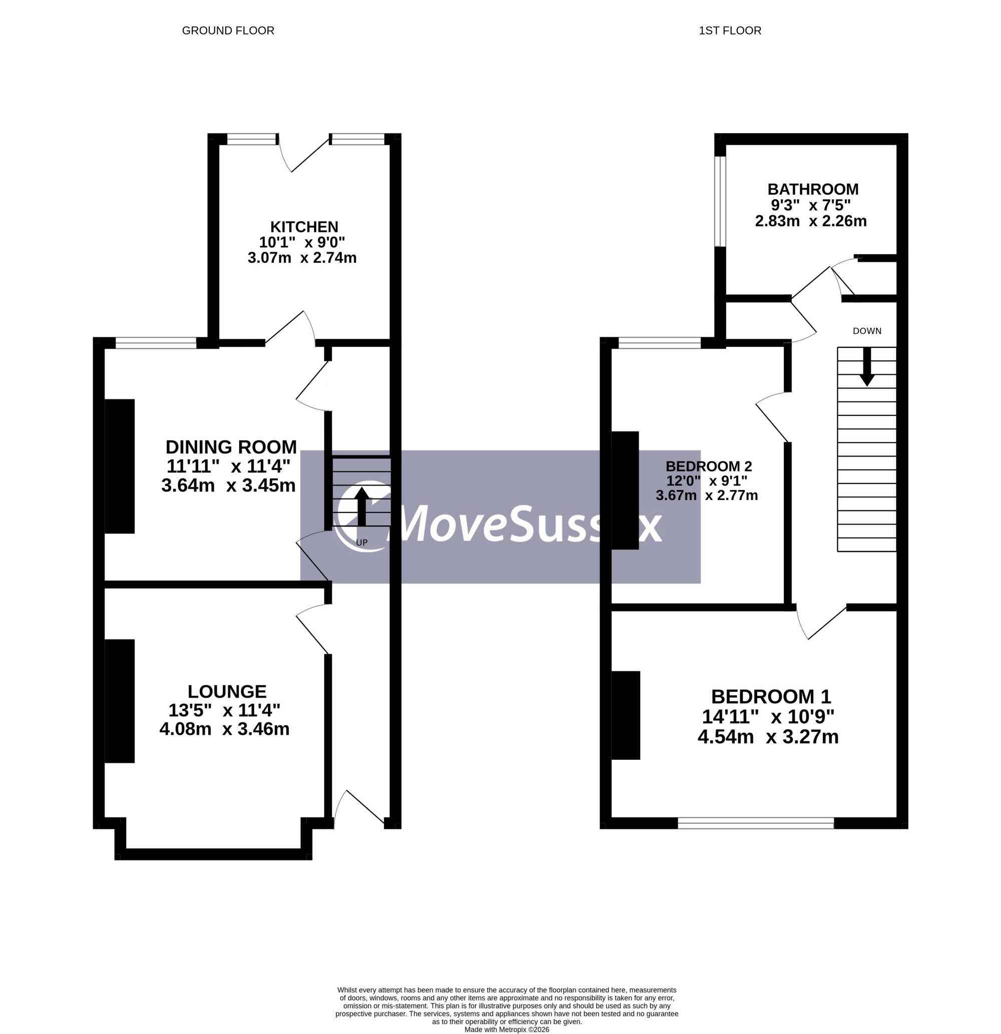 51, Station Road, Polegate floorplan
