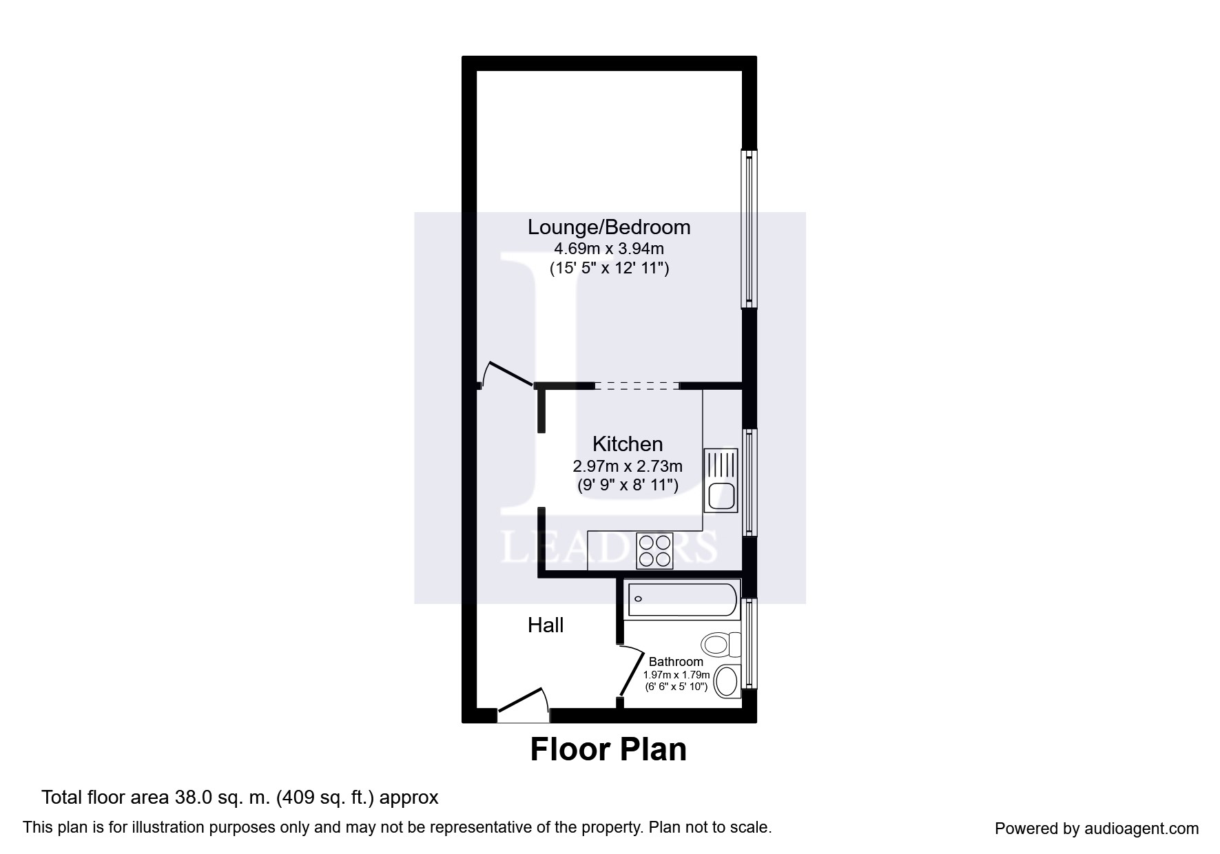 1 Bedrooms  to rent in Friary Court, Goldsworth Park, Woking GU21