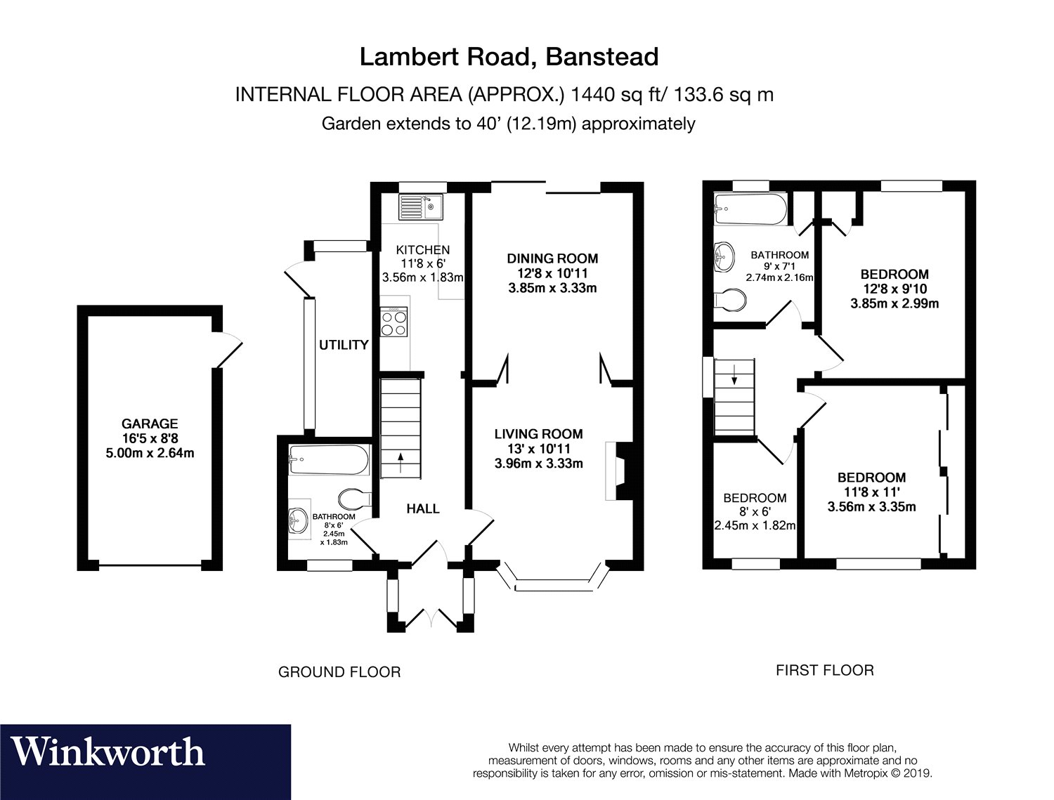 3 Bedrooms Detached house for sale in Lambert Road, Banstead, Surrey SM7