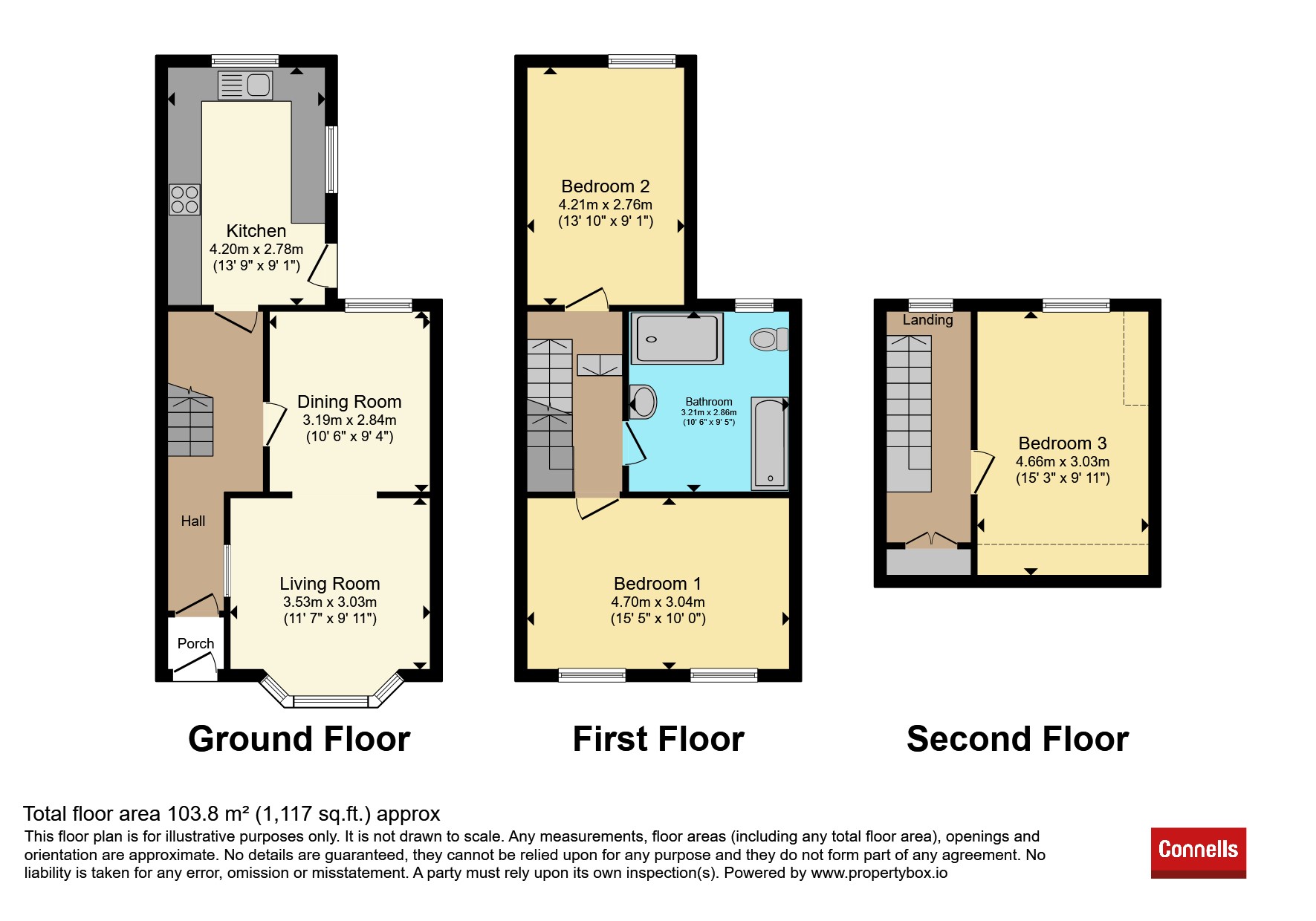 82, High Street, Weymouth floorplan