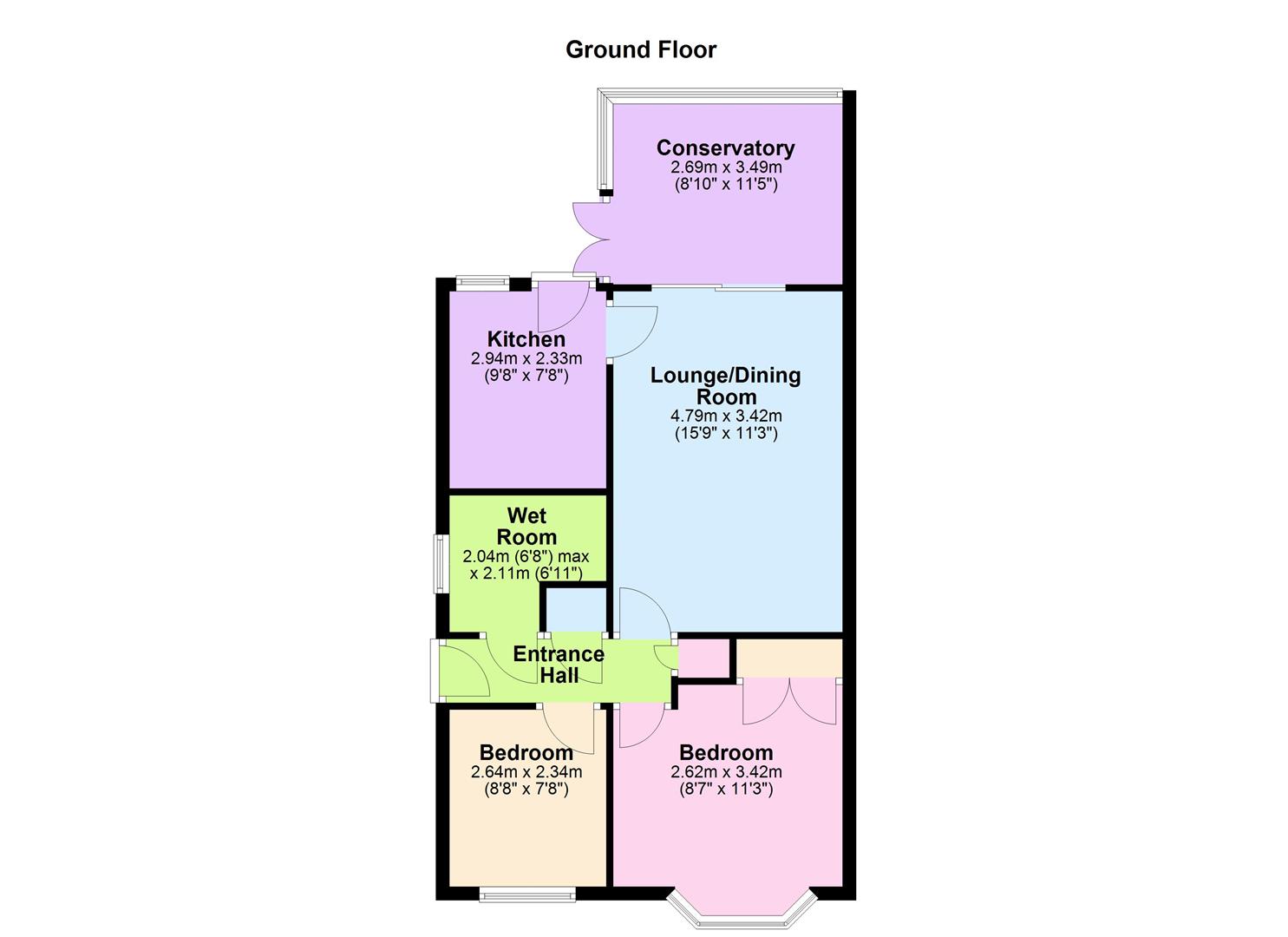 5, Dovecote Close, Leicester floorplan