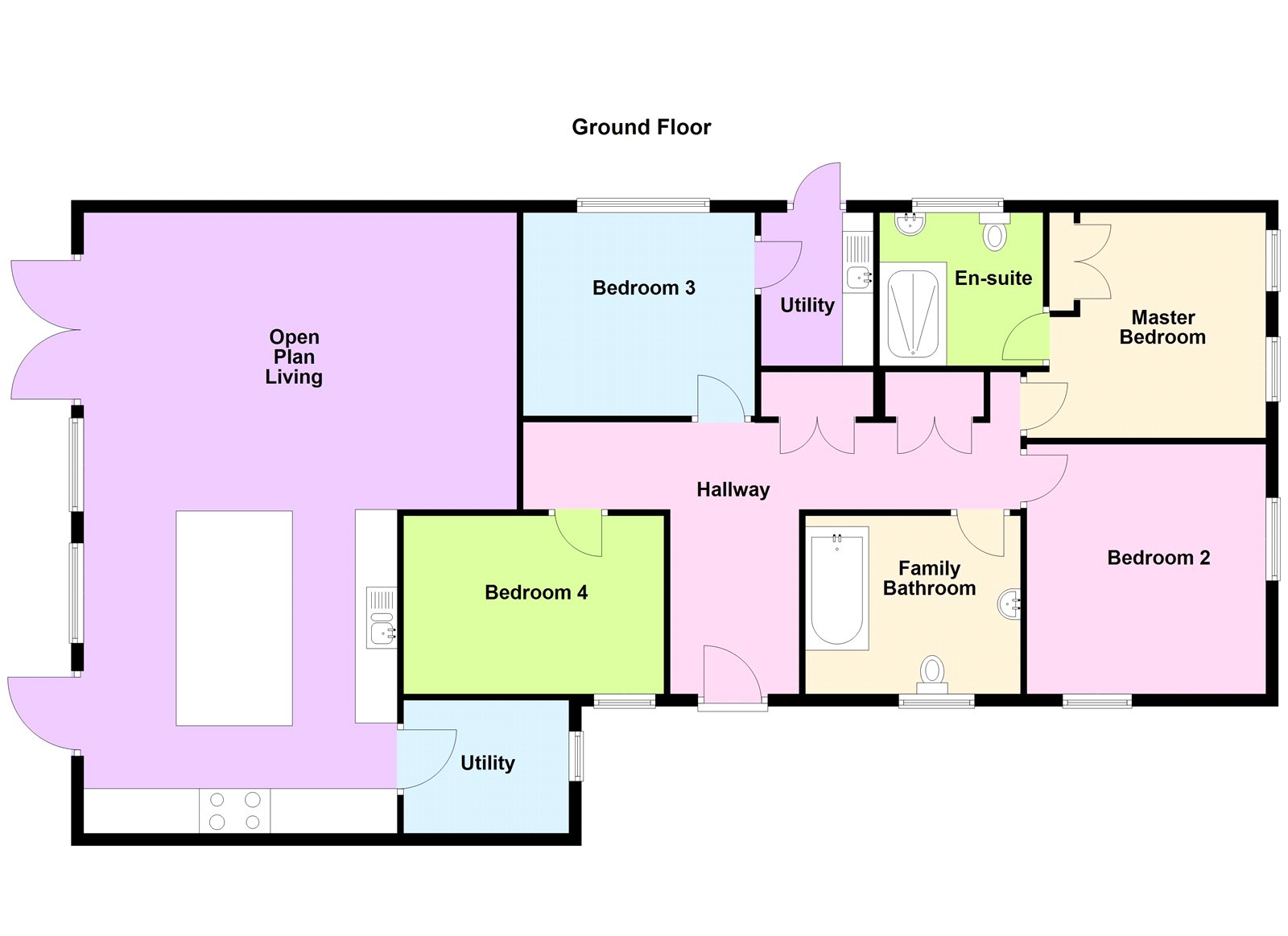 42, Millfields Close, Pembrokeshire floorplan