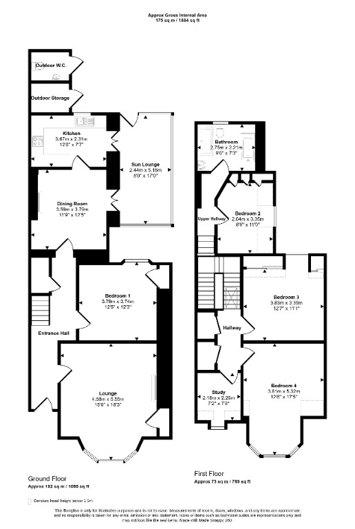 73, Whitletts Road, South Ayrshire floorplan