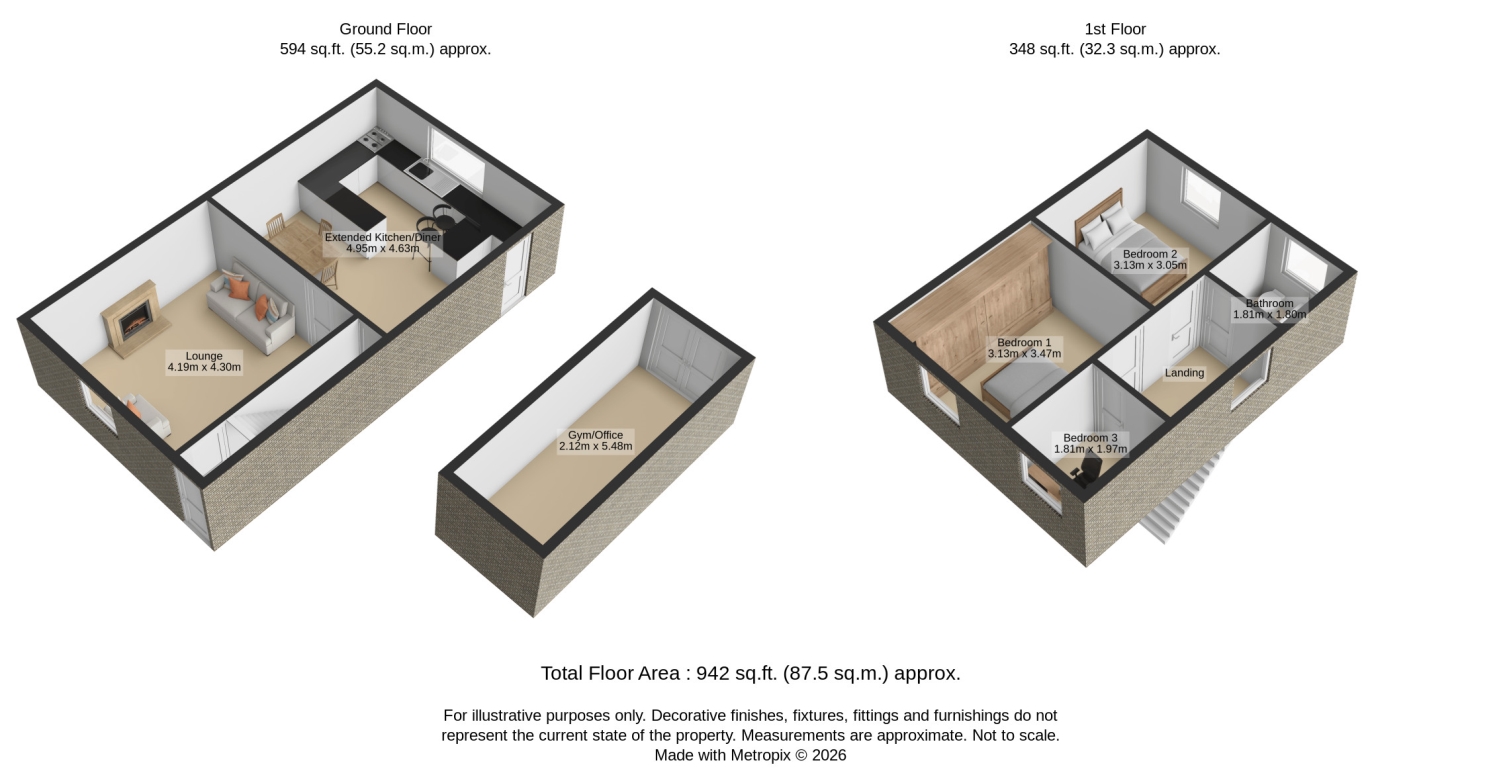 167, Hunsworth Lane, Cleckheaton floorplan