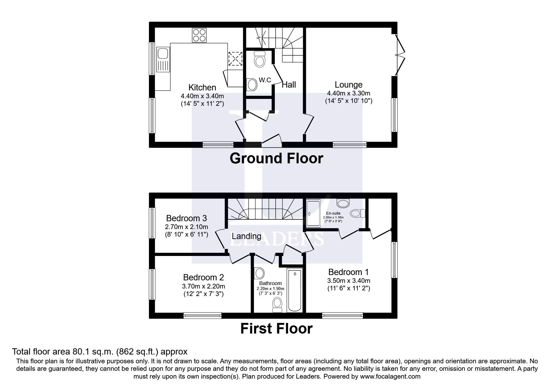 1, Robert Place, West End floorplan