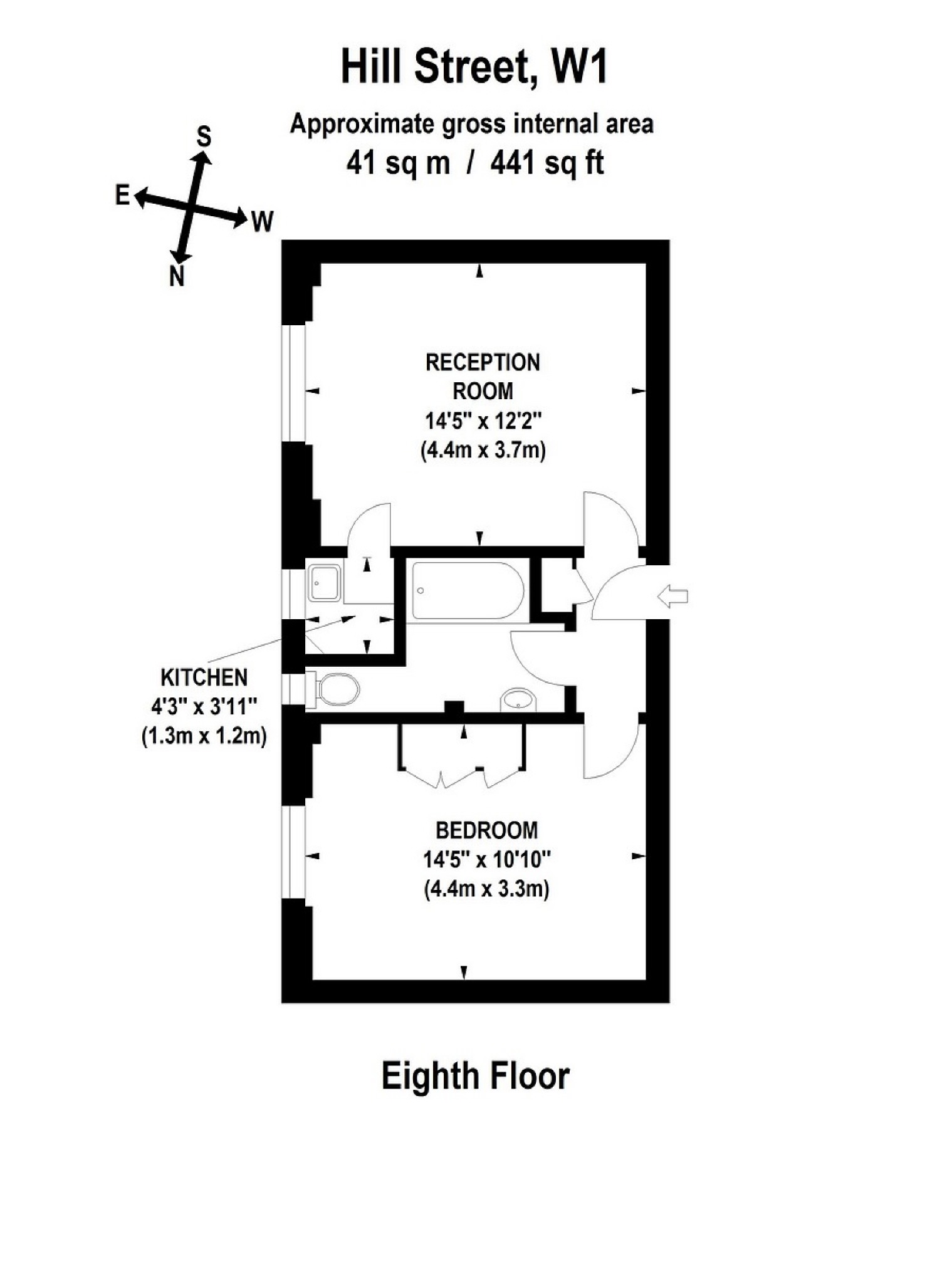 1 Bedrooms Flat to rent in Hill Street, Mayfair, London W1J