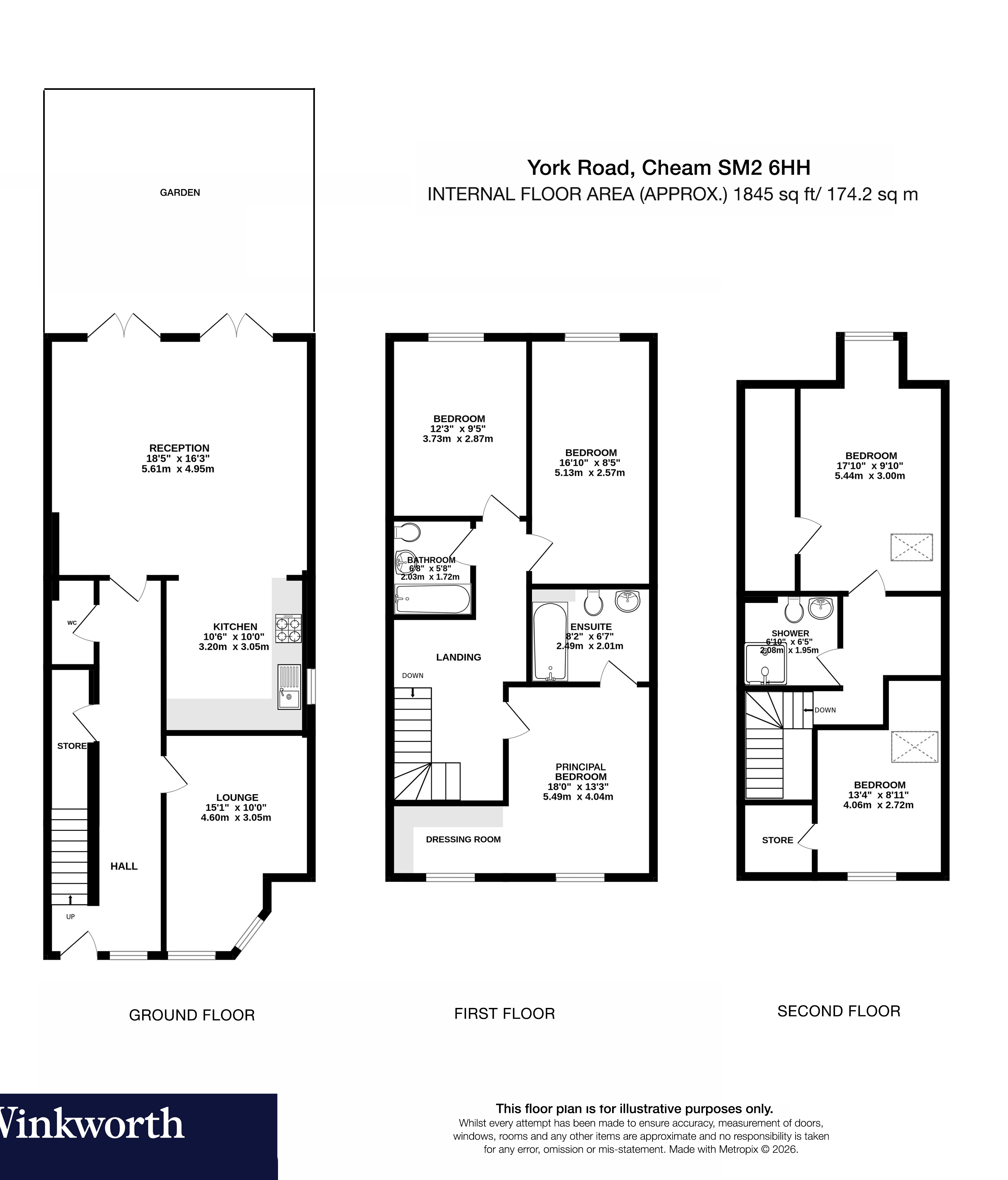 22B, York Road, Sutton floorplan
