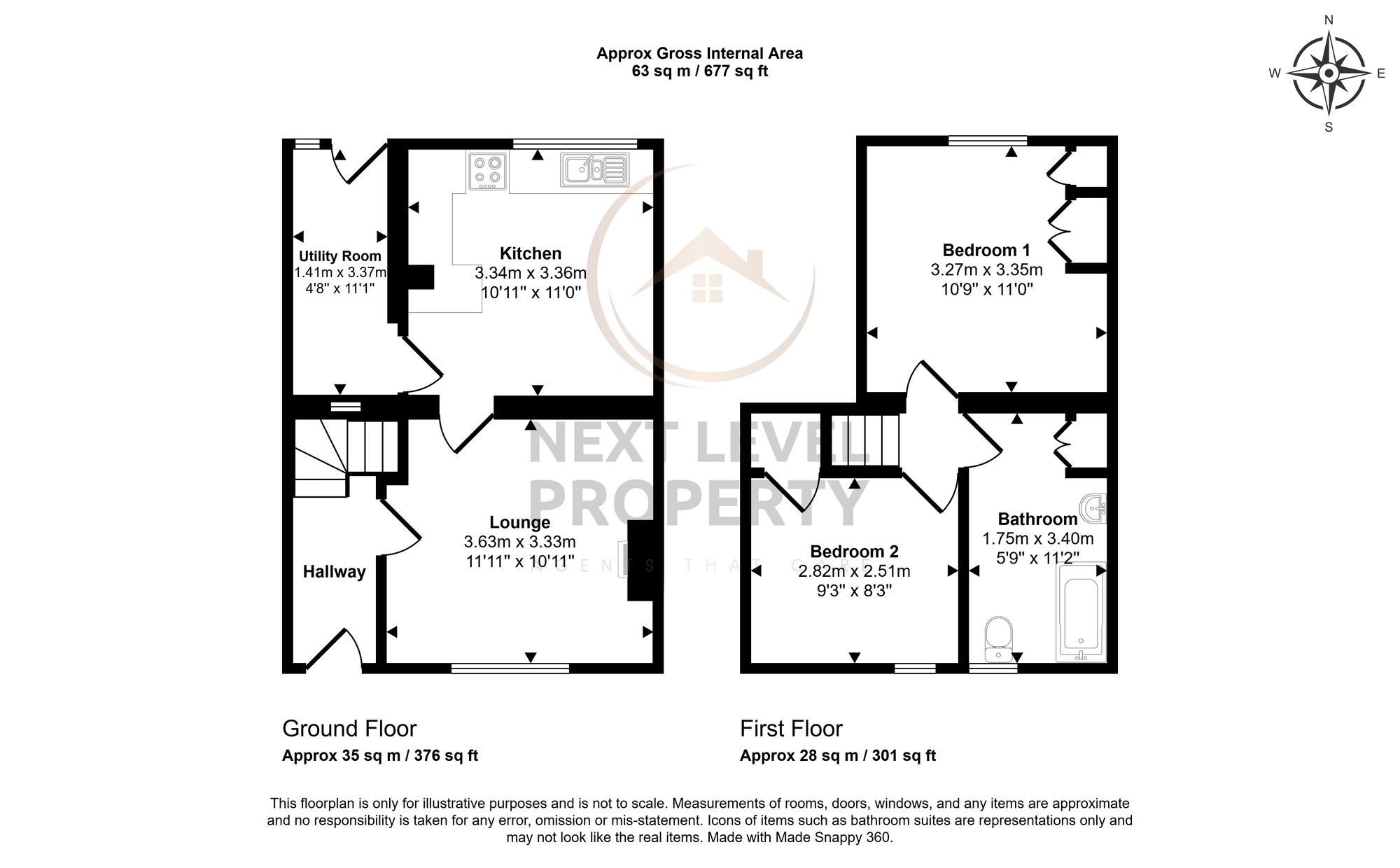 166 Wisbech Road, Peterborough floorplan