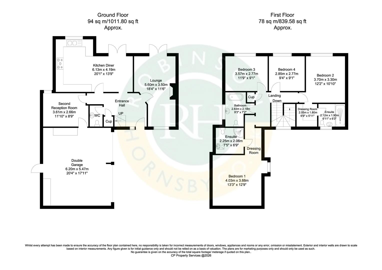 1, Sherwood Close, Doncaster floorplan
