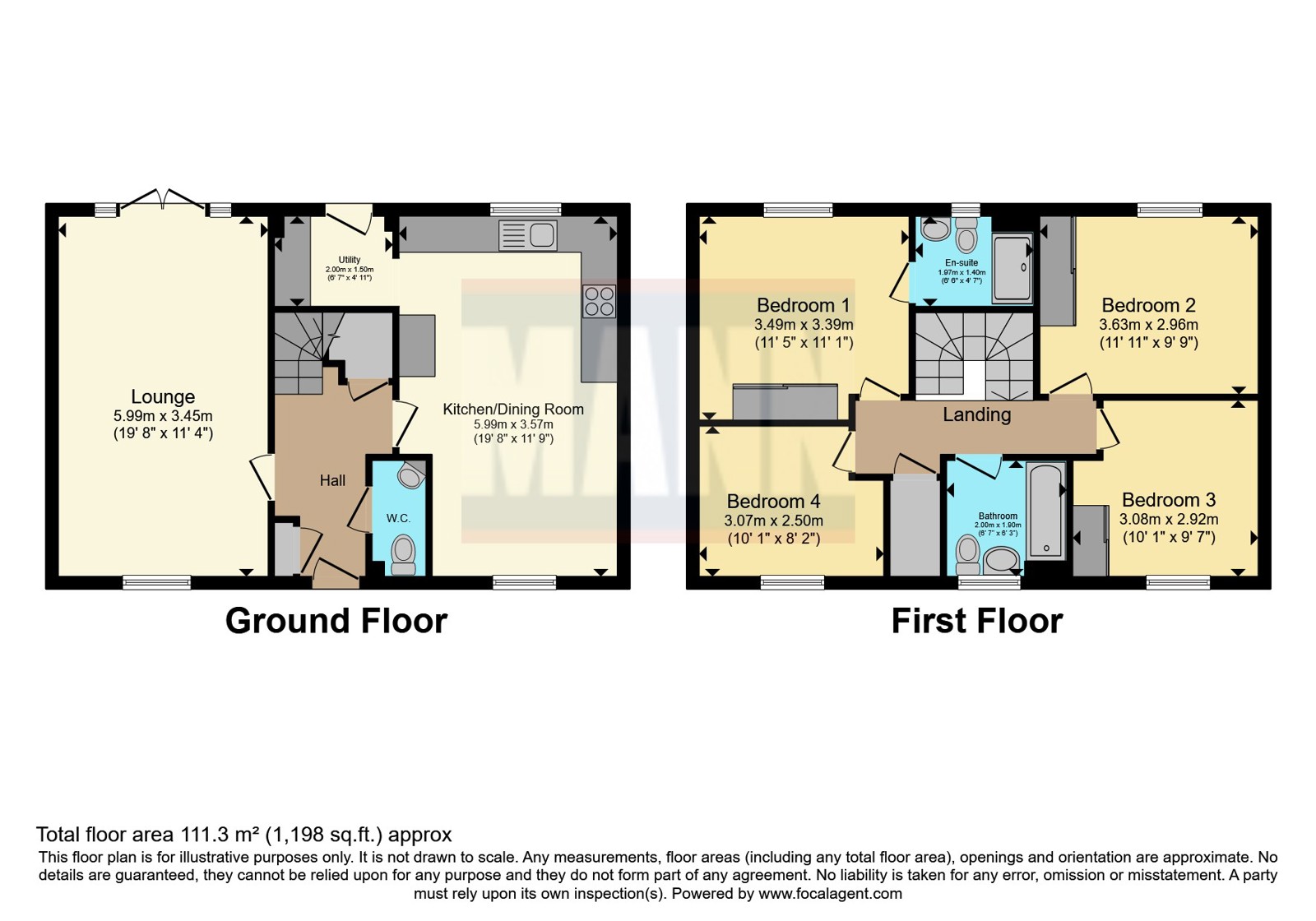 85, Harrison Way, Southampton floorplan