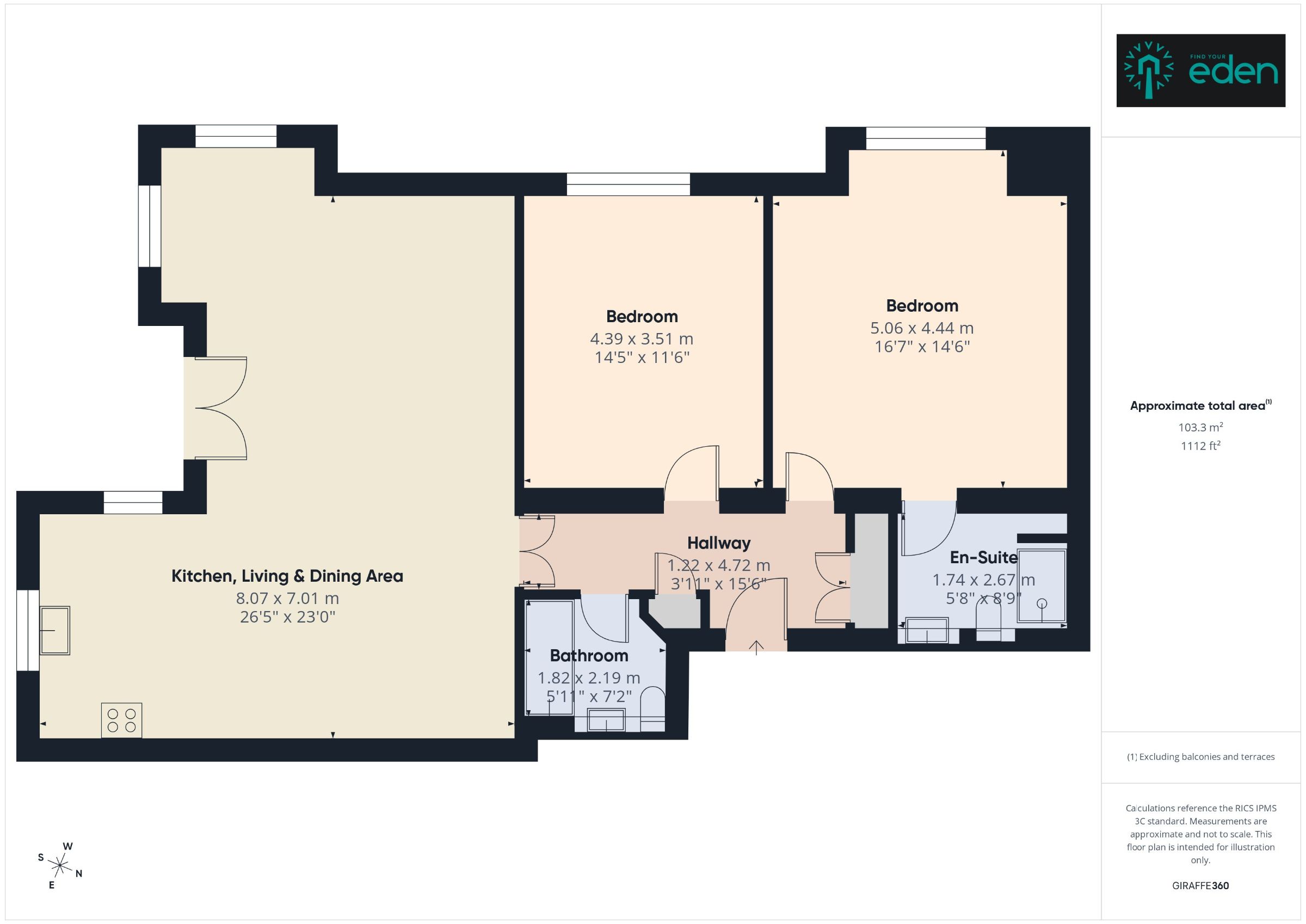 Apt 6, 5 Baddow Croft, Liverpool floorplan