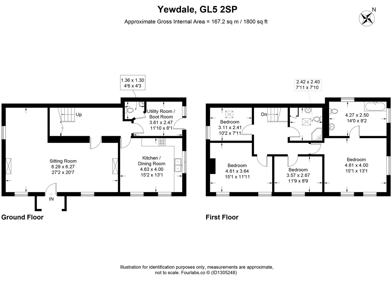 Yewdale, Swellshill, Stroud floorplan