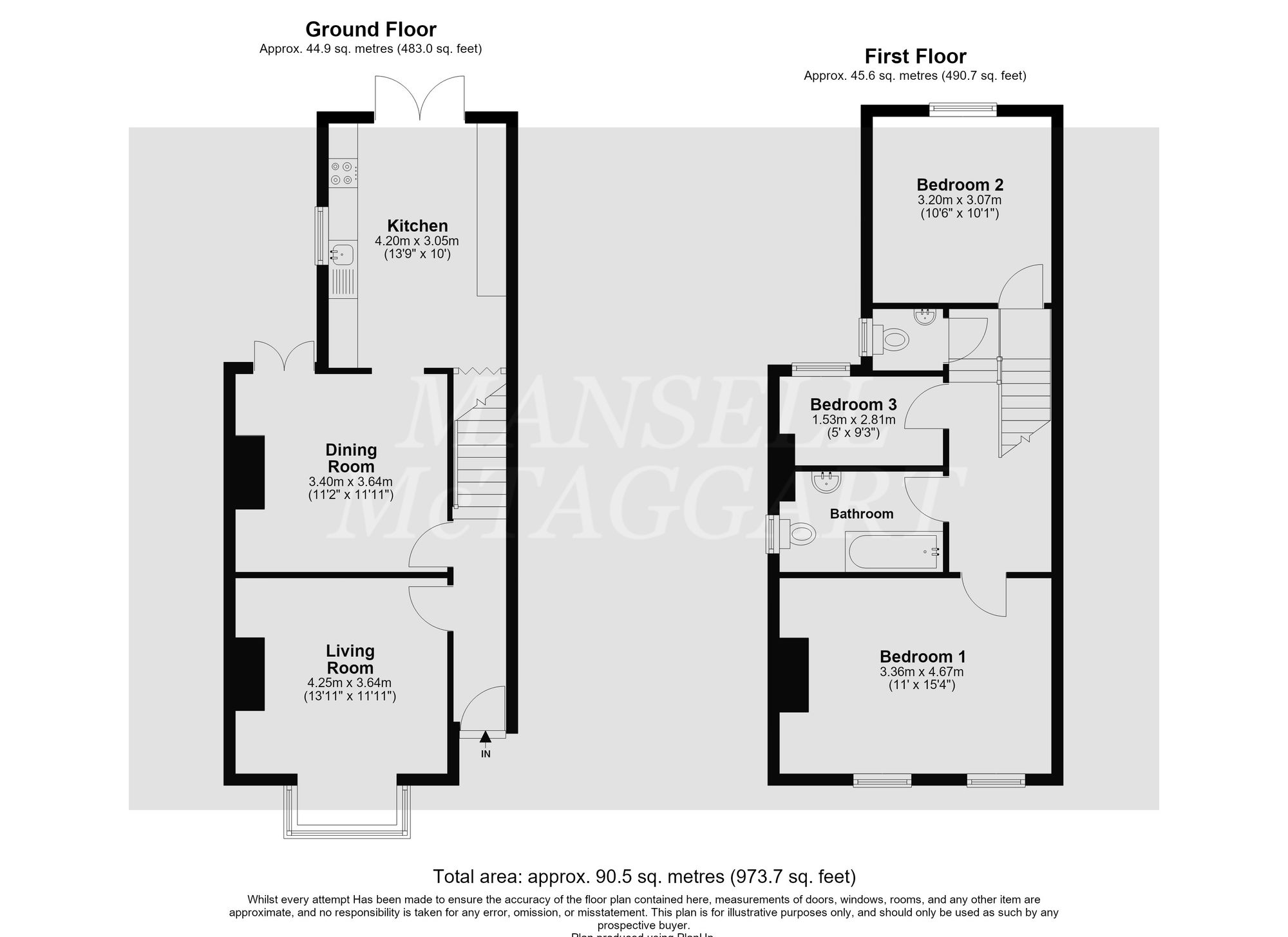 20 Morton Road, East Grinstead floorplan