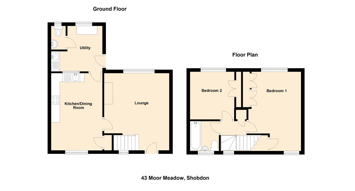 43, Moor Meadow, Shobdon floorplan