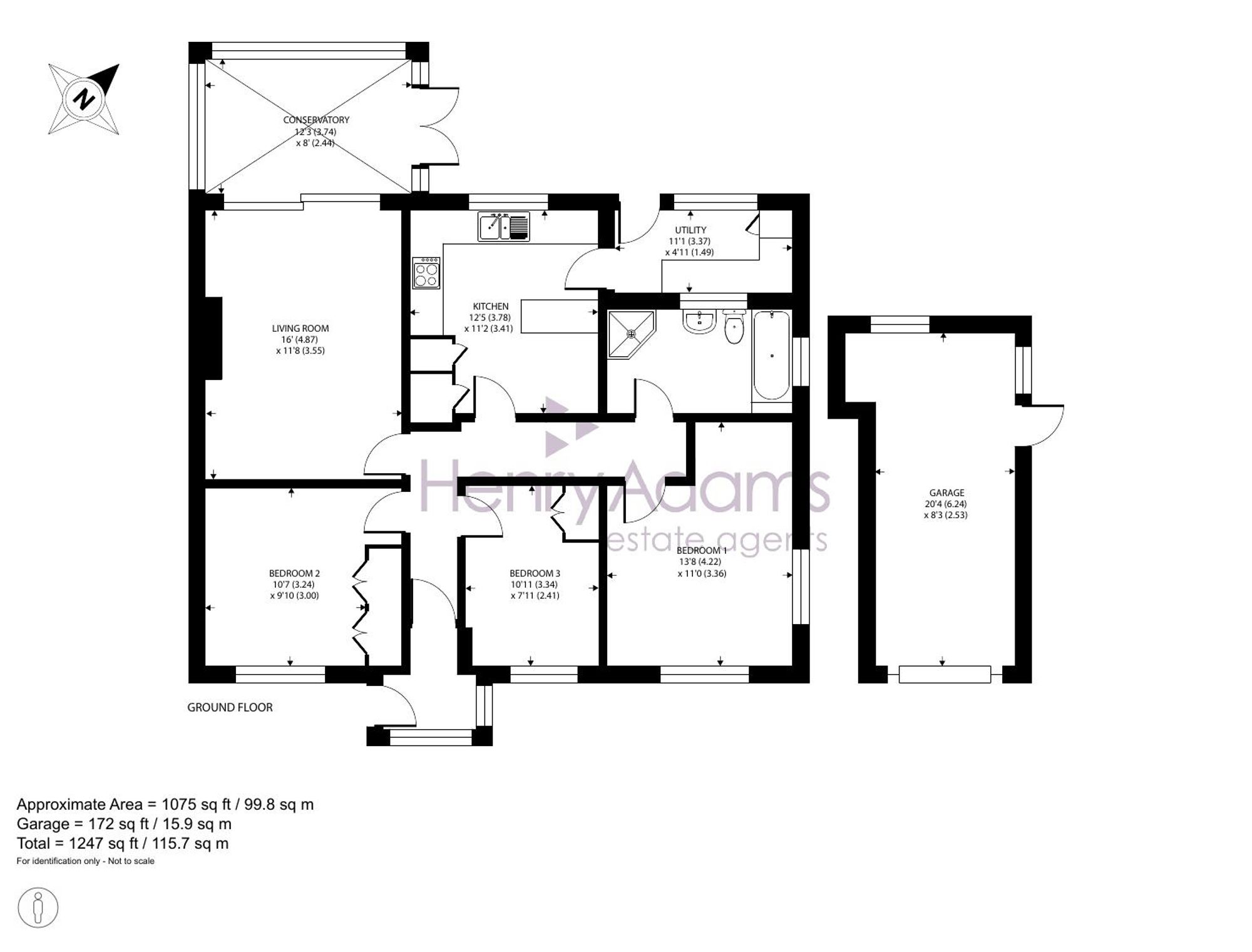 2 Burlington Gardens, Chichester floorplan