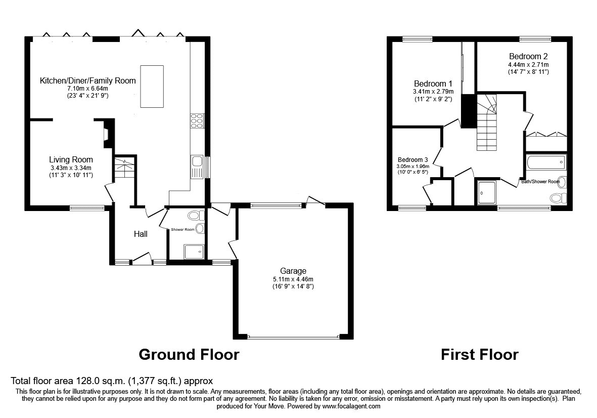 6, High Lea Close, Shropshire floorplan