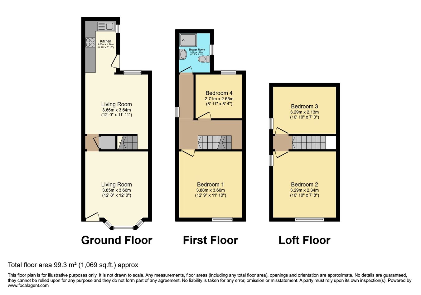 30, Clinton Street, Worksop floorplan