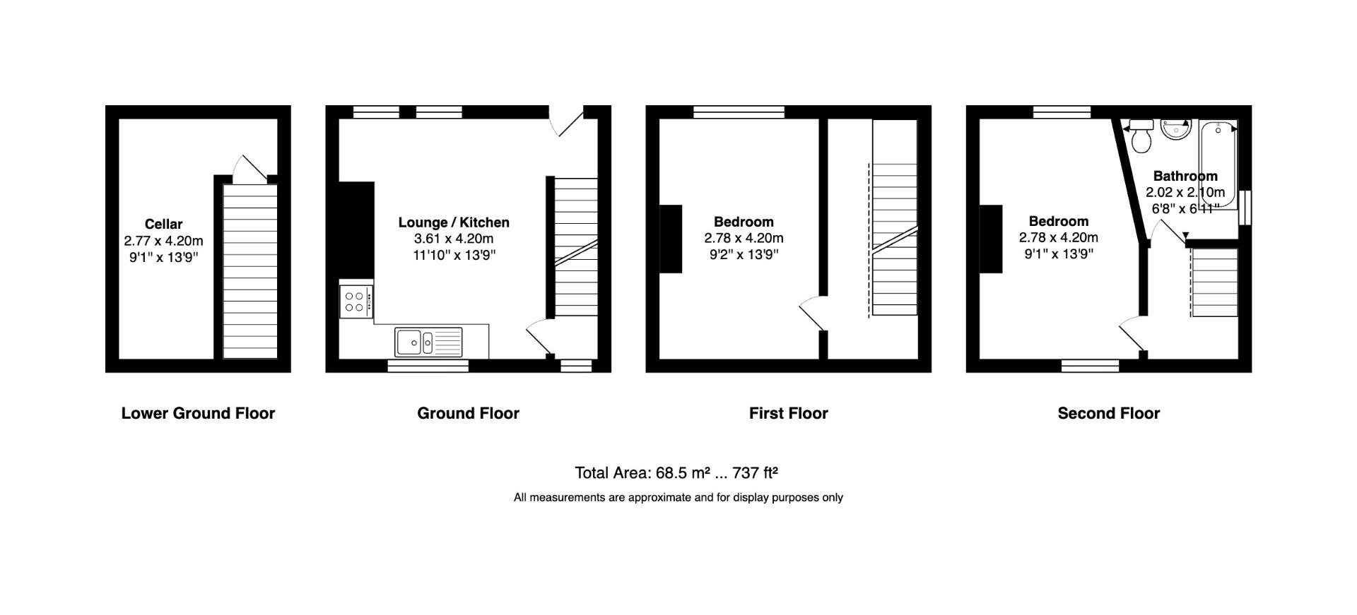 16, Haleys Yard, Leeds floorplan