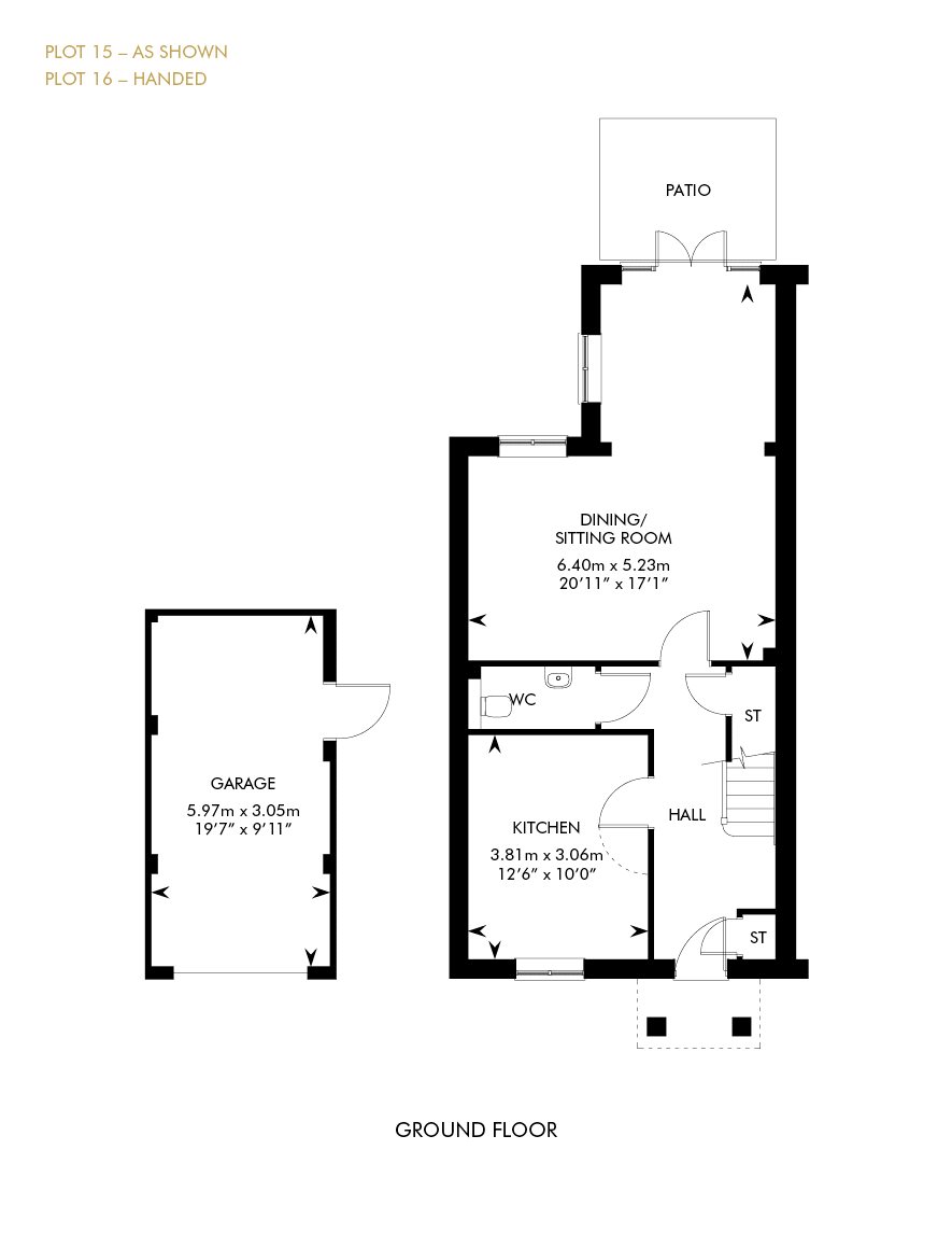 3 Bedrooms Semi-detached house for sale in Farriers Rise, Bishops Lane, Ringmer, East Sussex BN8