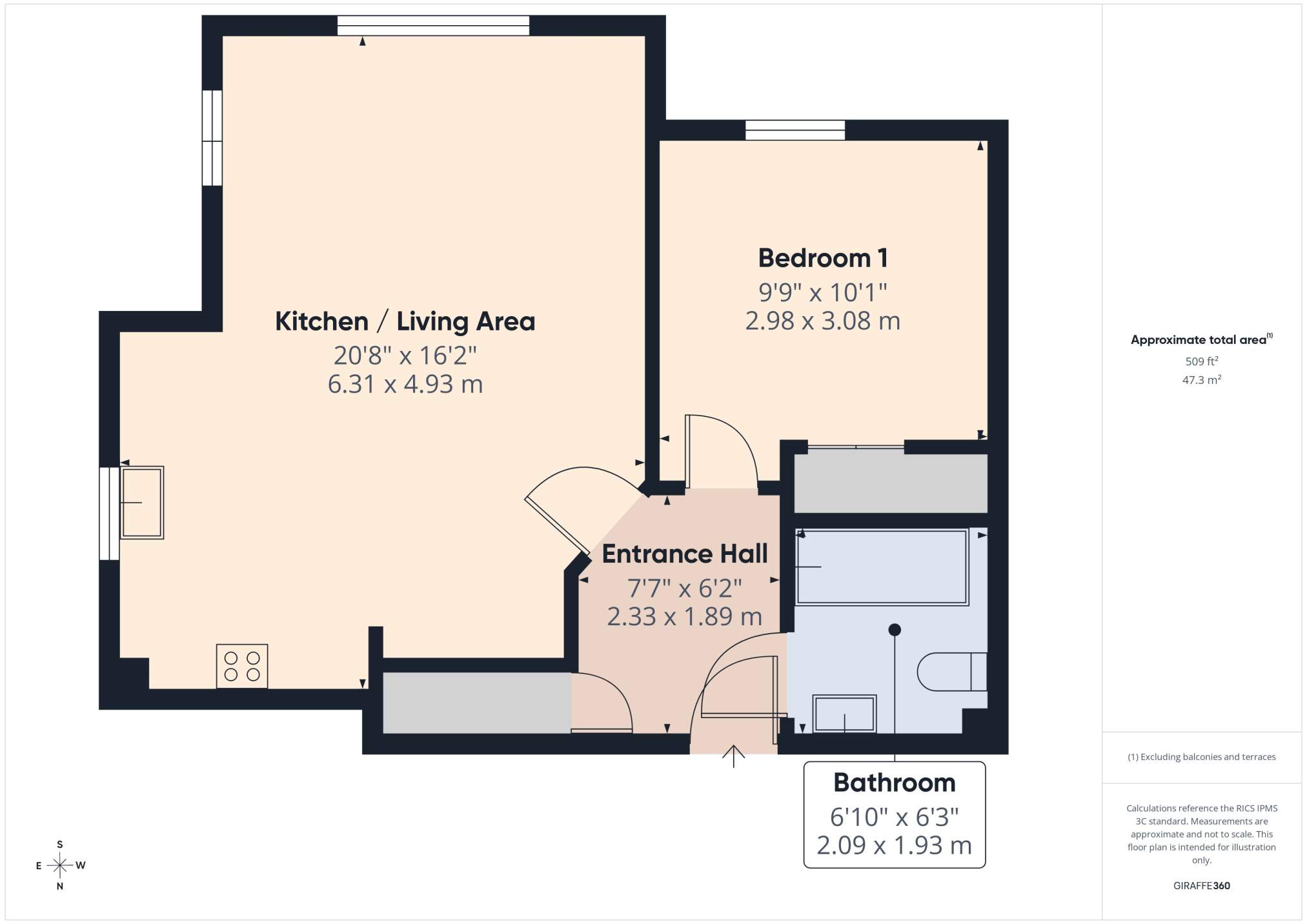 100, Phoenix Way, Cardiff floorplan
