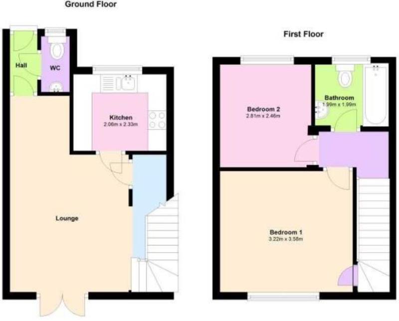 2 Bedrooms Terraced house to rent in Swallow Drive, Pool In Wharfedale, Otley, West Yorkshire LS21