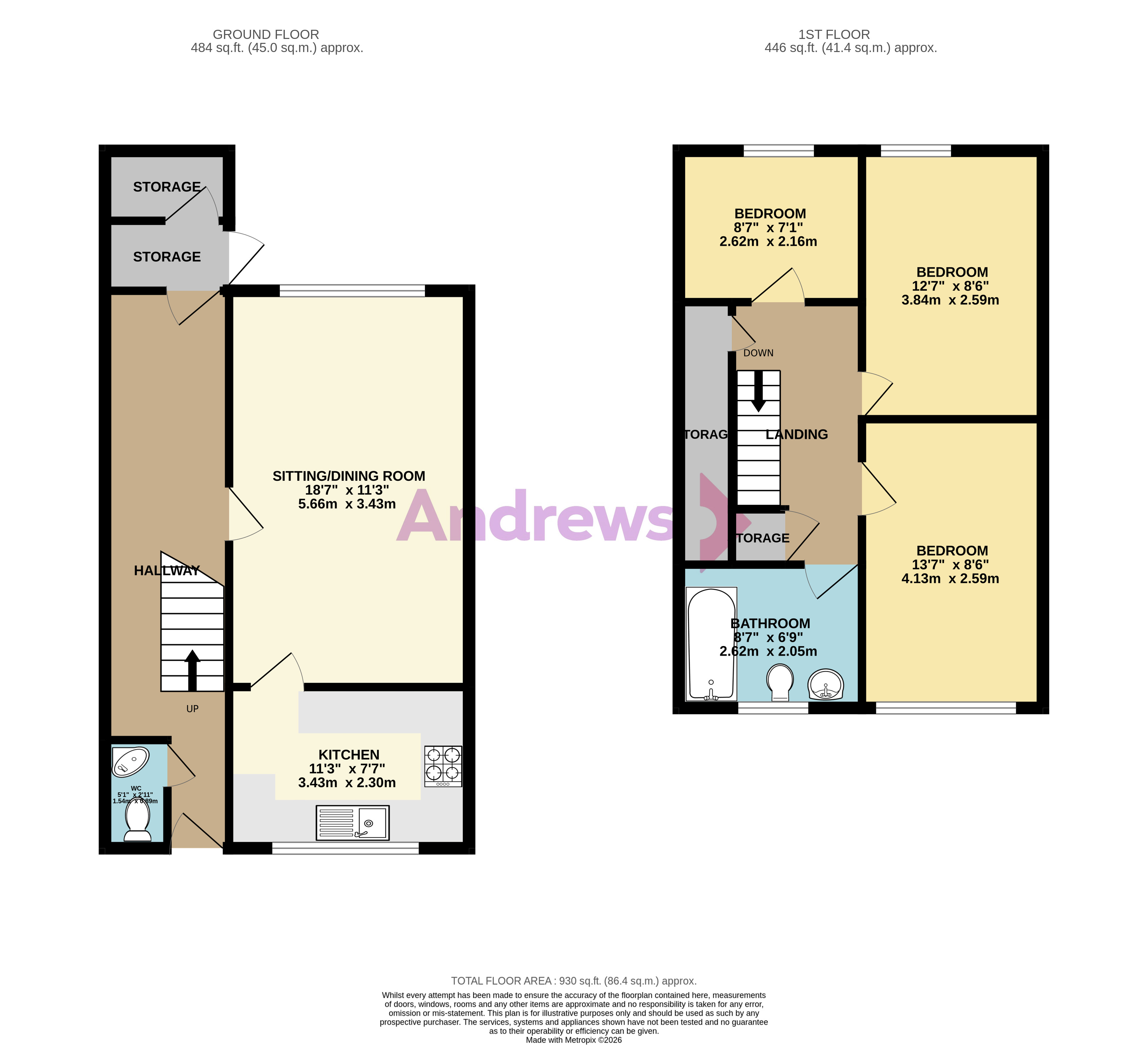 21, Seymour Road, West Sussex floorplan