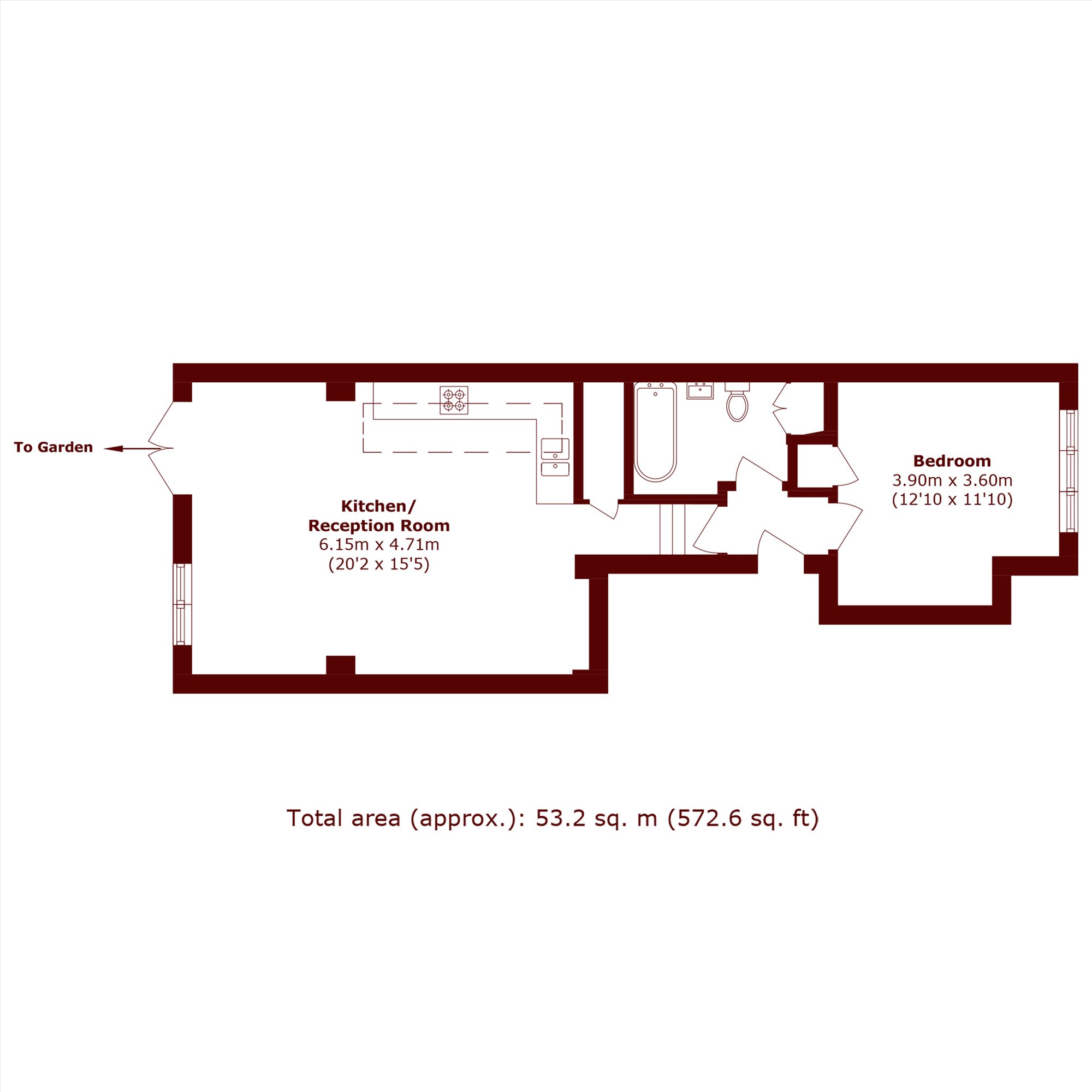 Santley Street, London floorplan
