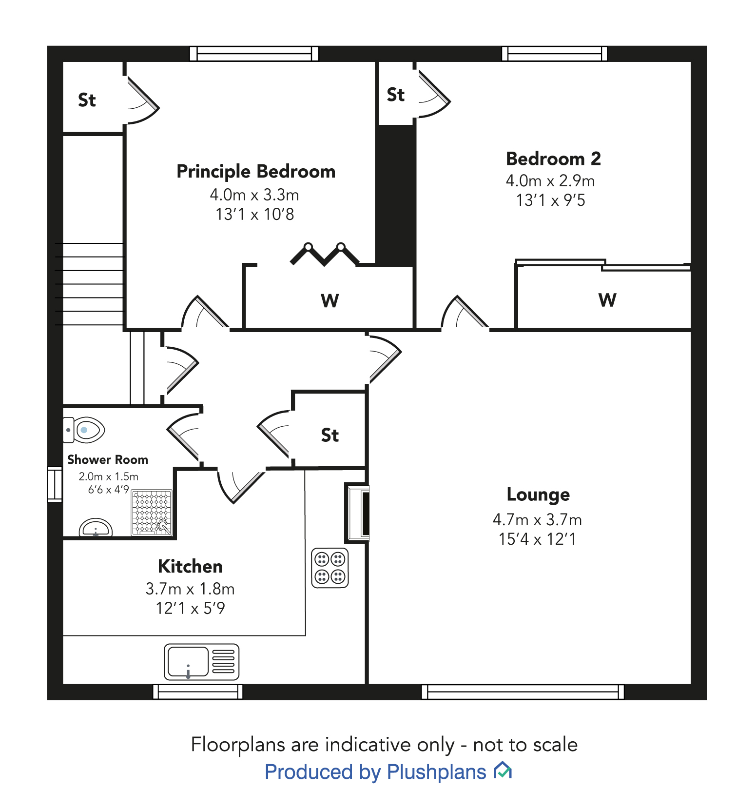 11, Loch Road, Bridge of Weir floorplan