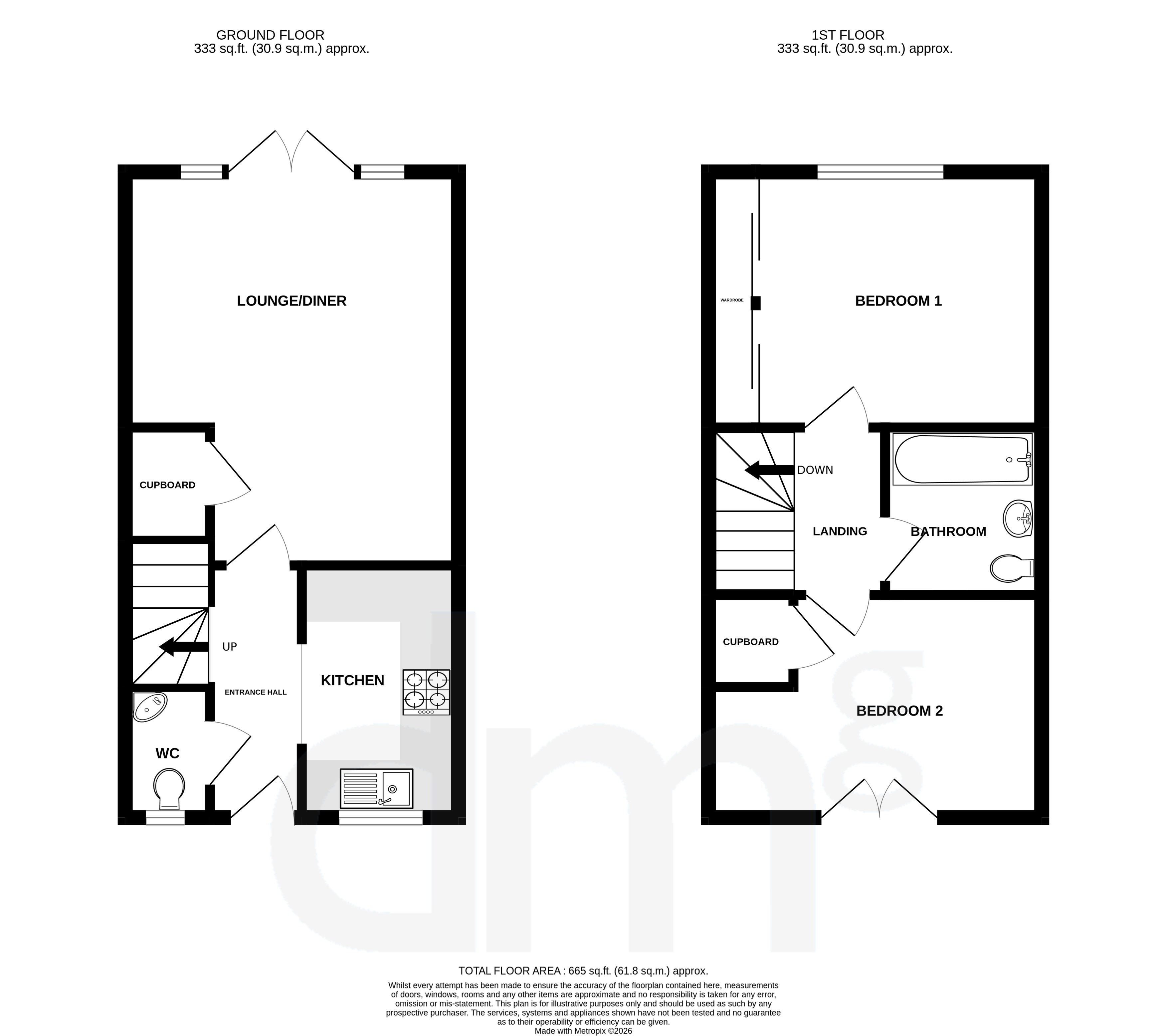42, Lancaster Avenue, Maldon floorplan