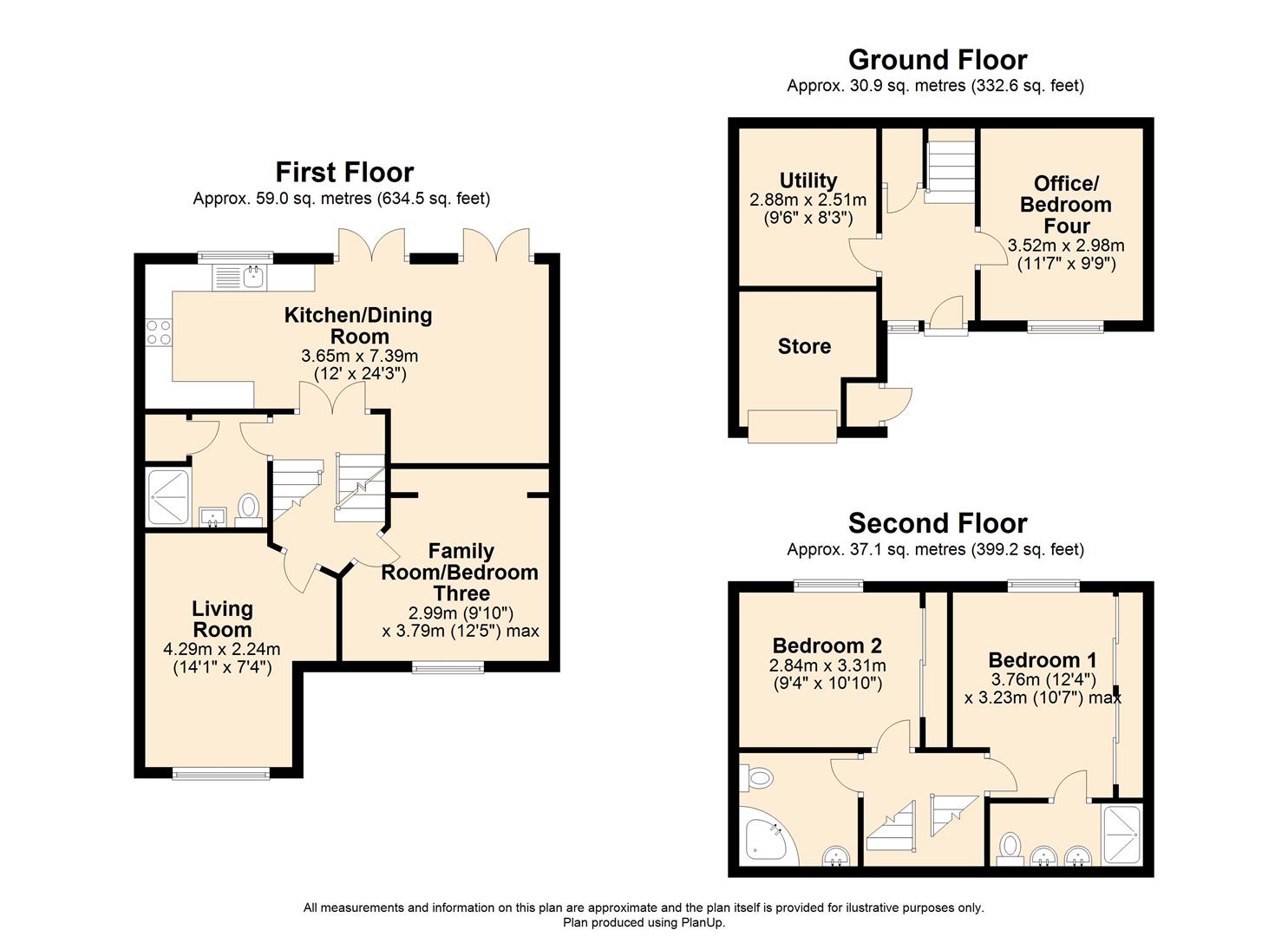 14, Caernarvon Close, Hemel Hempstead floorplan