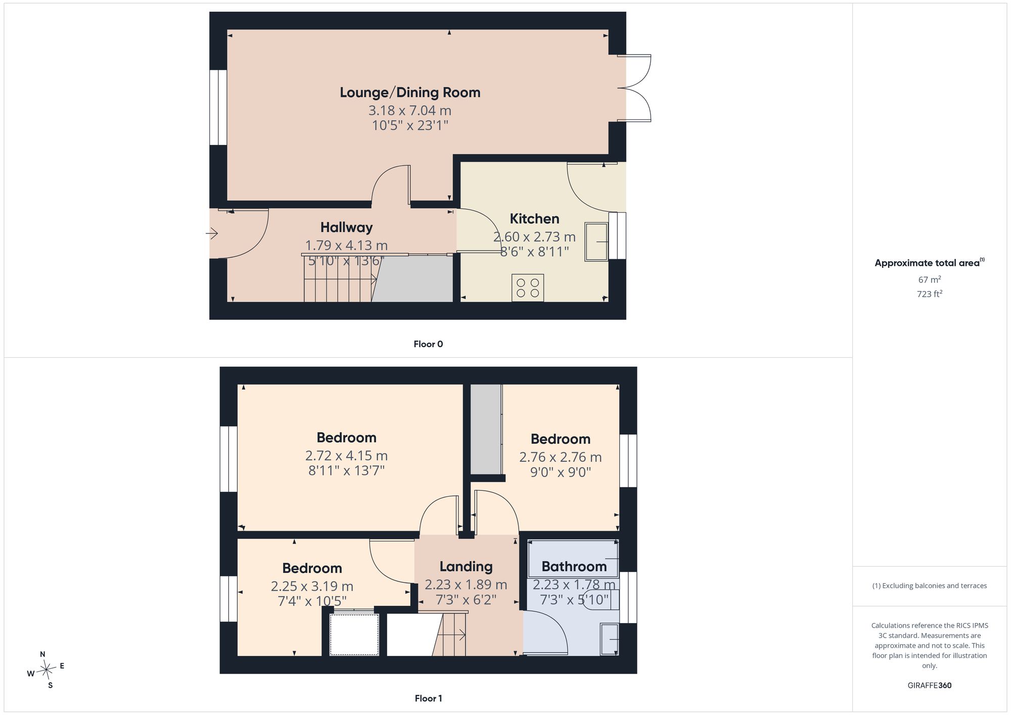 16 Willow Close, Ebbw Vale floorplan