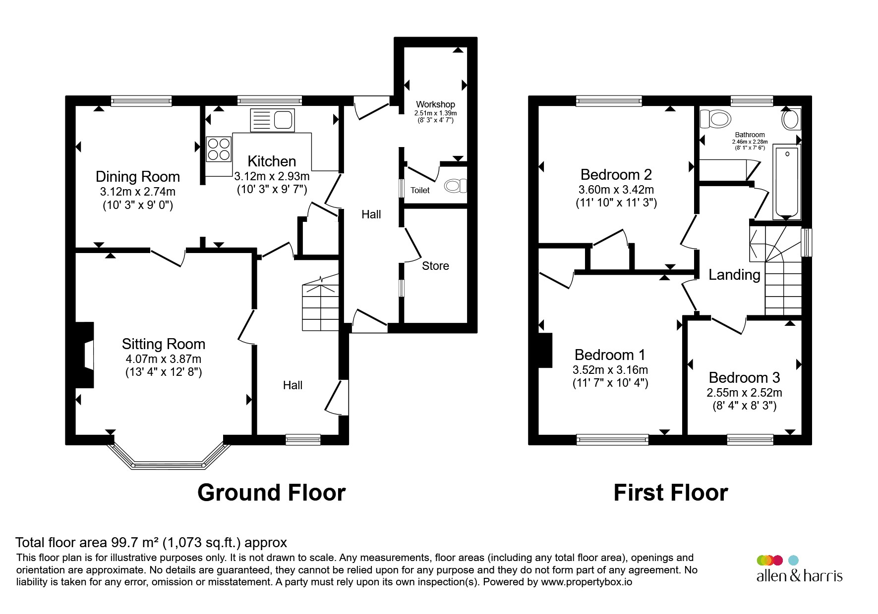18, Berry Croft, Abingdon floorplan