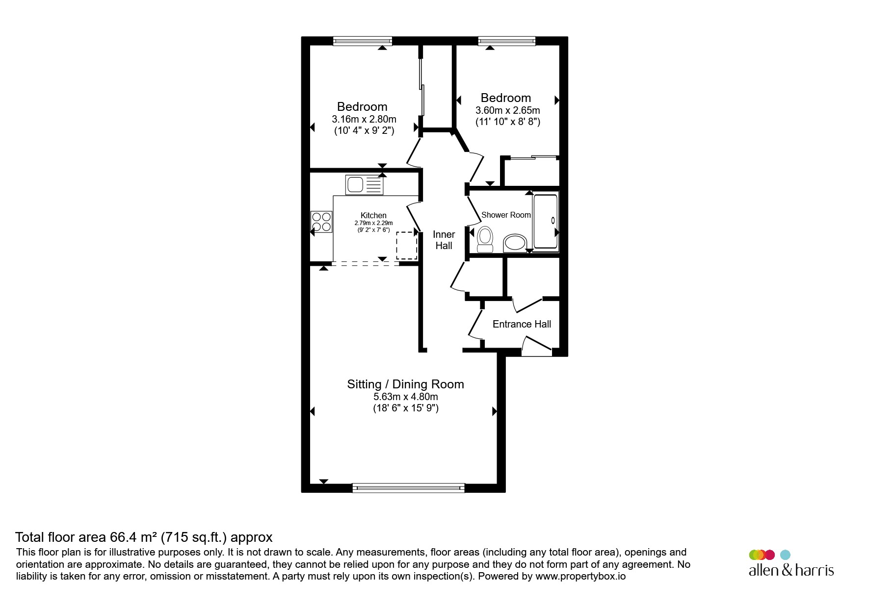 38, Stein Square, Stirling floorplan