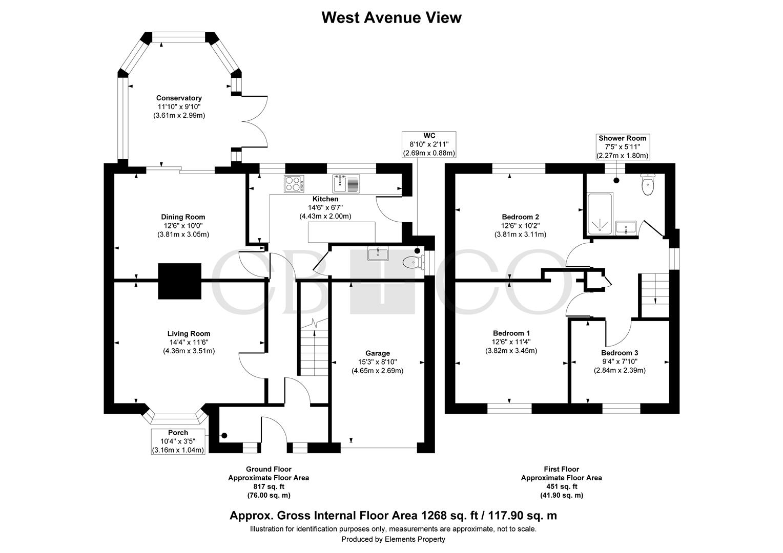 4, West View Avenue, Derby floorplan
