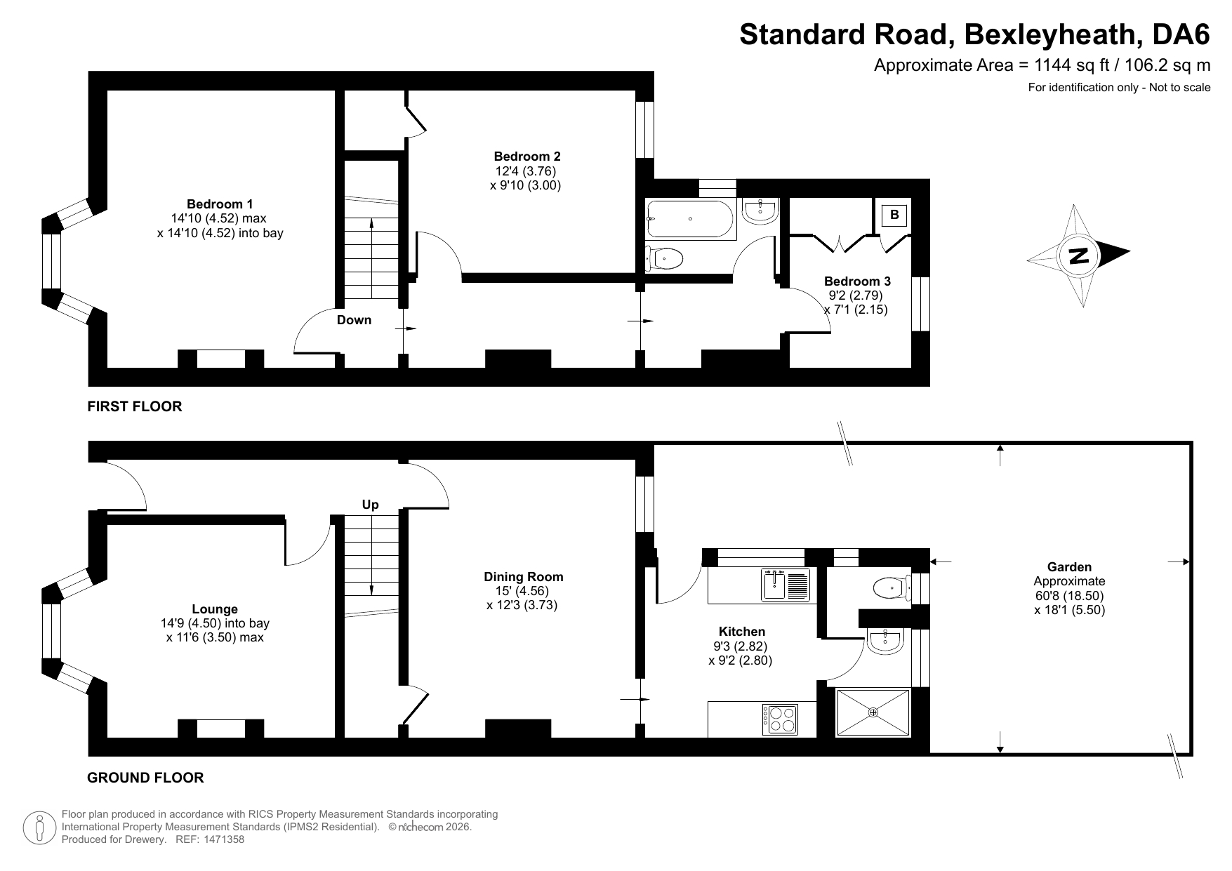 78, Standard Road, Bexleyheath floorplan