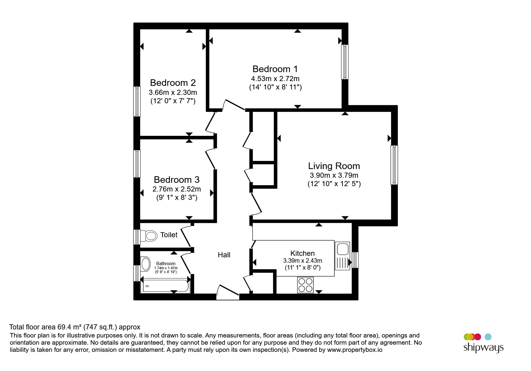 Seymour Close, Birmingham floorplan