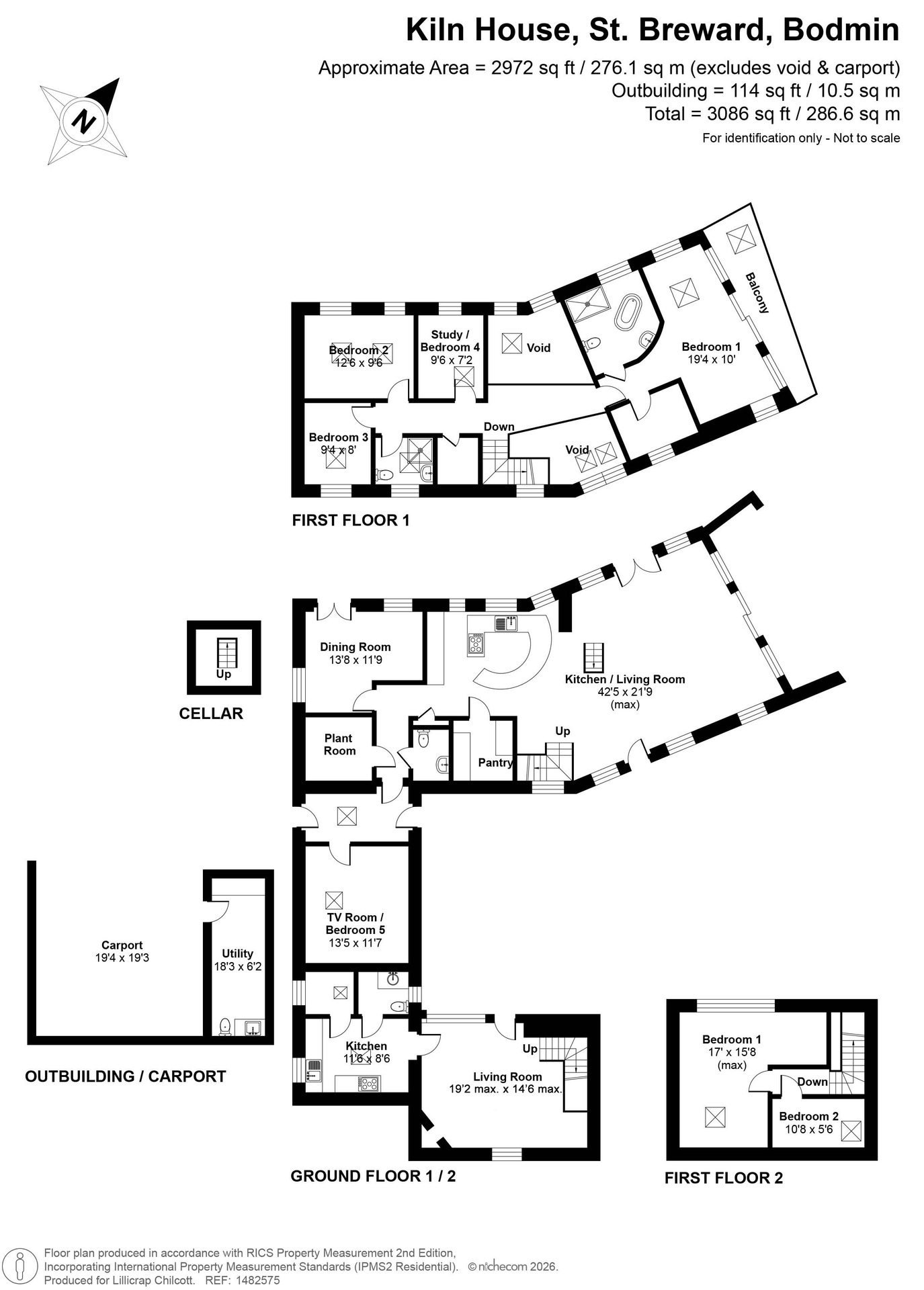 Kiln House, Bodmin floorplan