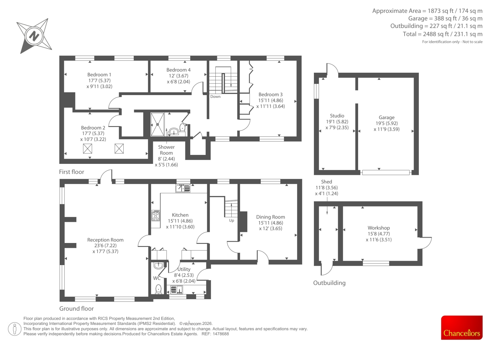 Castlewood View,, Lingen, Bucknell floorplan