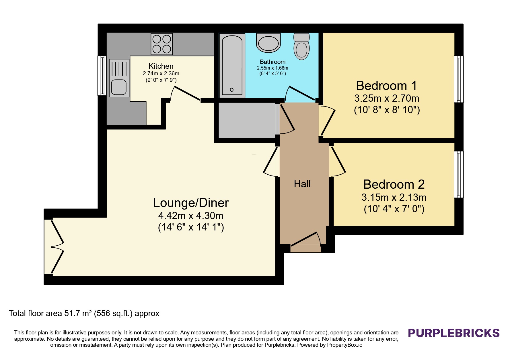 37, Edward Street, Aldershot floorplan