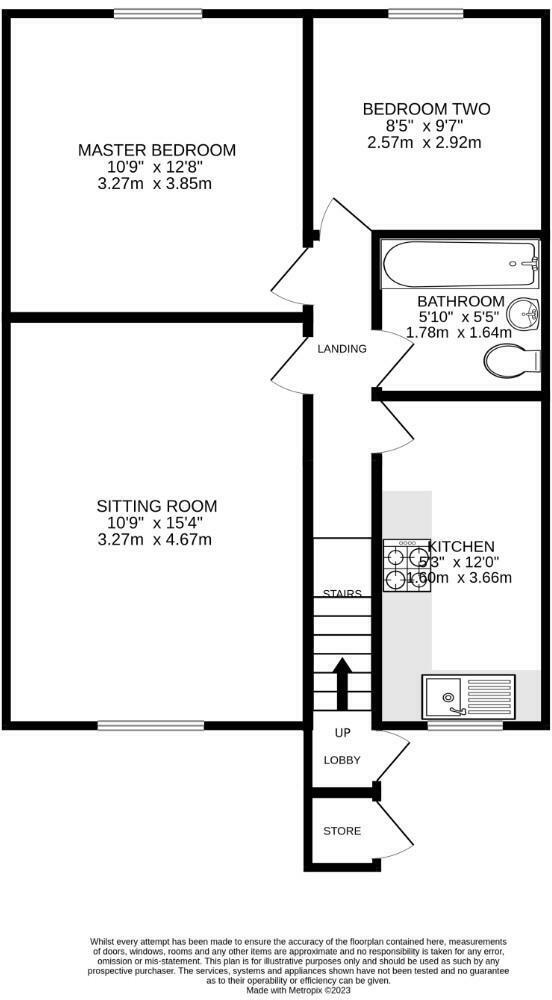 353 Fosse Road North, Leicester floorplan